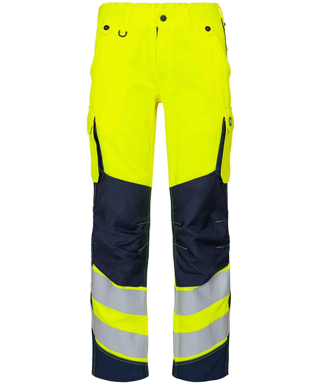 Engel Safety Light dame arbejdsbukser, Gul/Blue Ink, Gul/Blue Ink, swatch