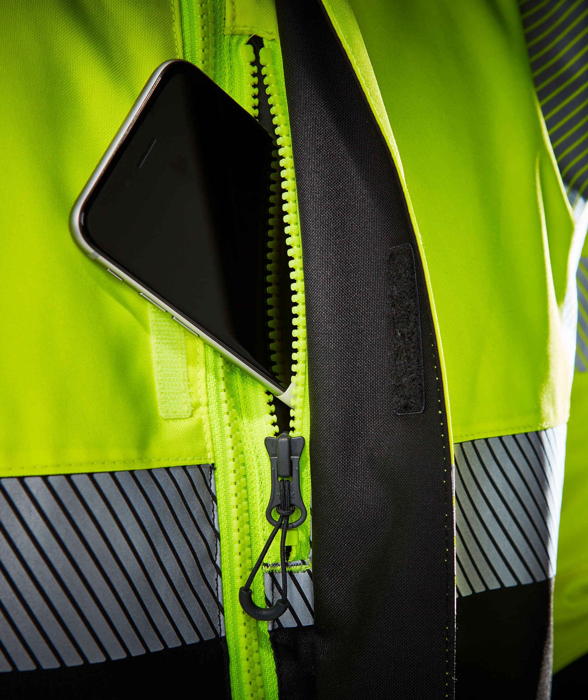 Helly Hansen ICU vinterjacka, Varsel gul/charcoal, large image number 2