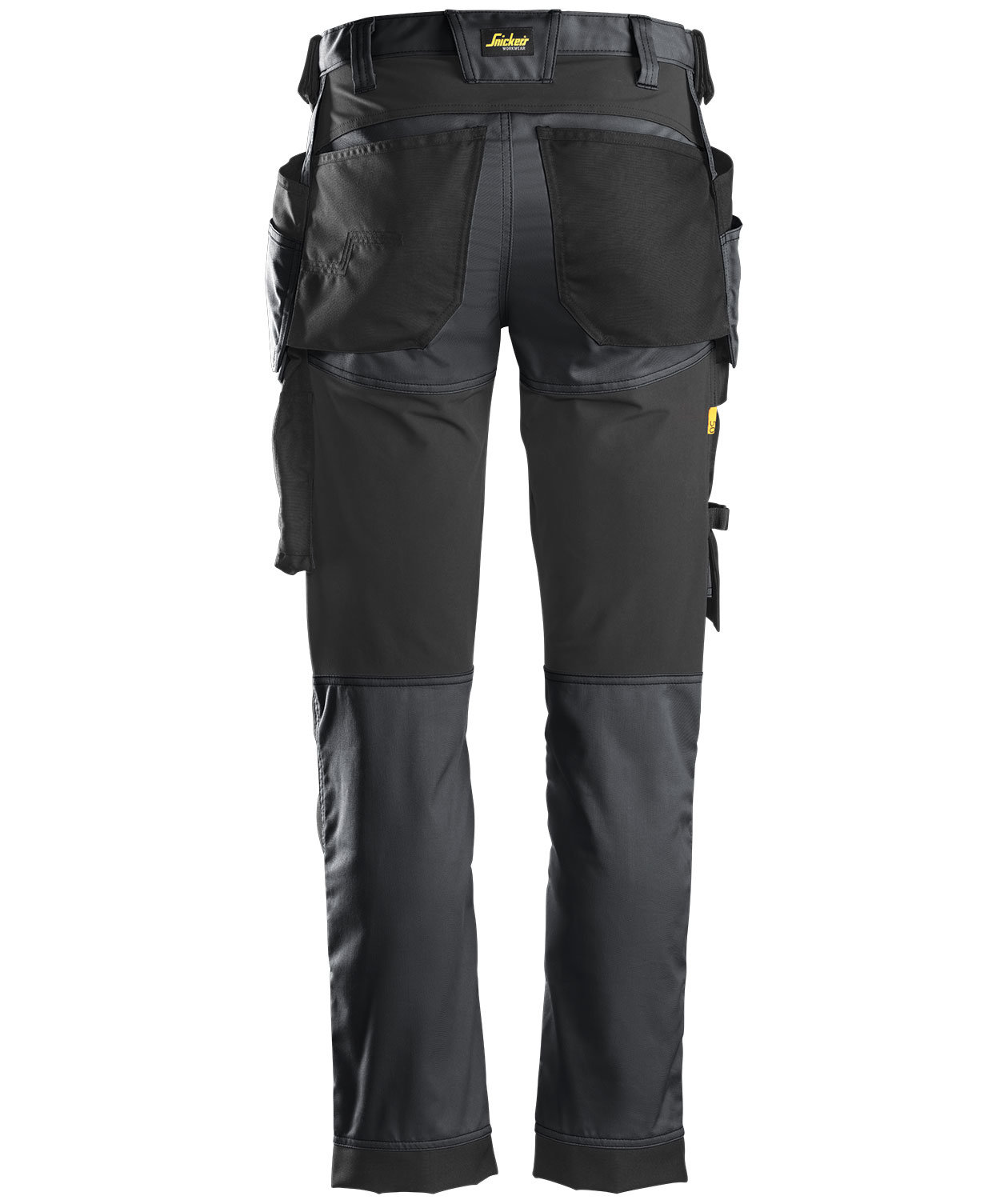 Snickers AllroundWork hantverksbyxa 6241, St&aring;lgr&aring;/Svart, large image number 2