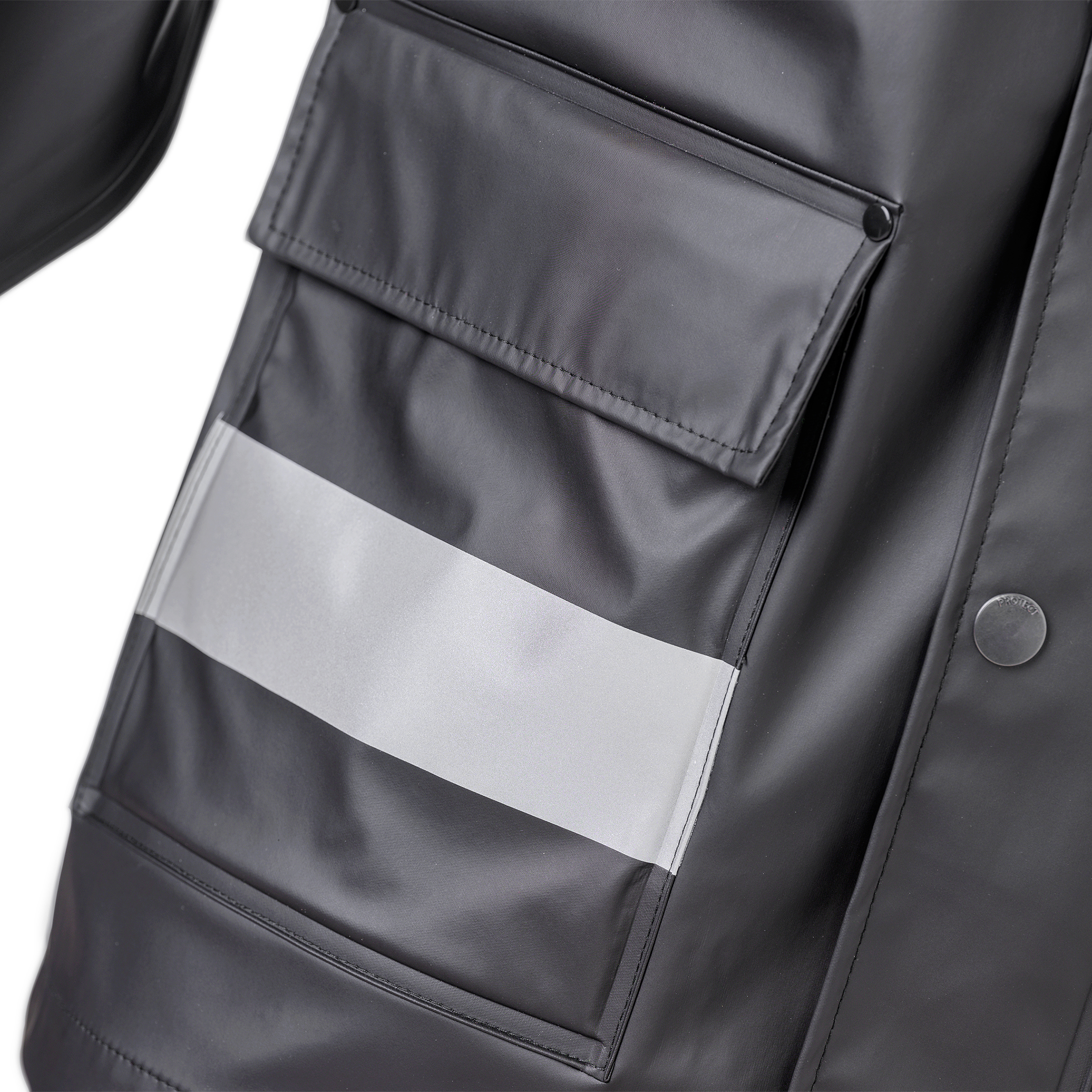 Kramp Protect regnjacka, Svart, large image number 10