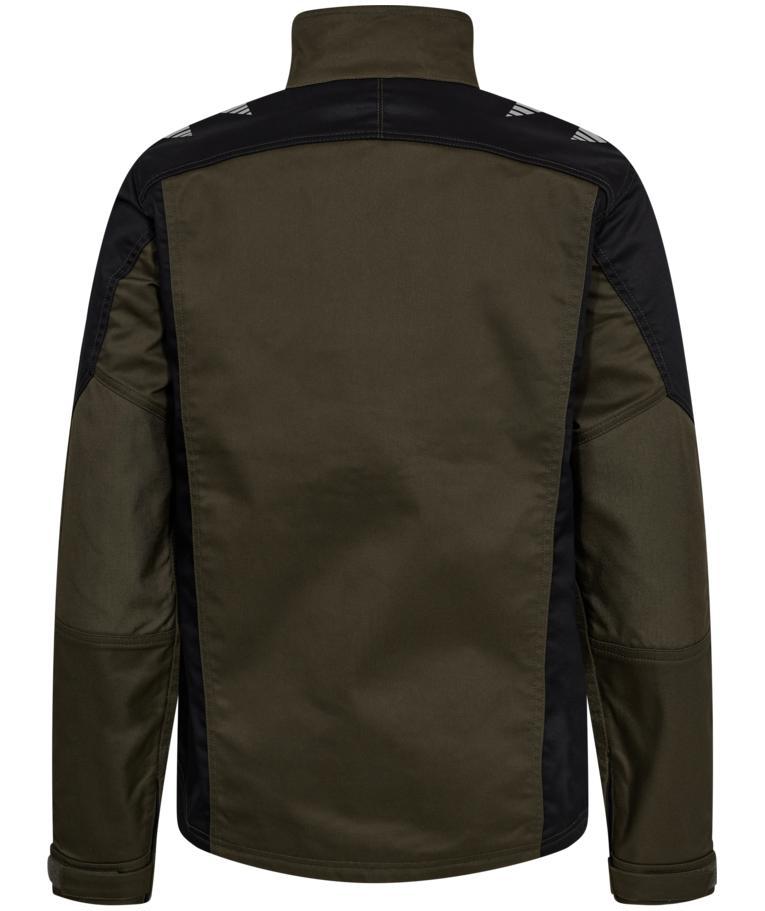 Engel Galaxy arbetsjacka dam, Forest Green/Svart, large image number 1