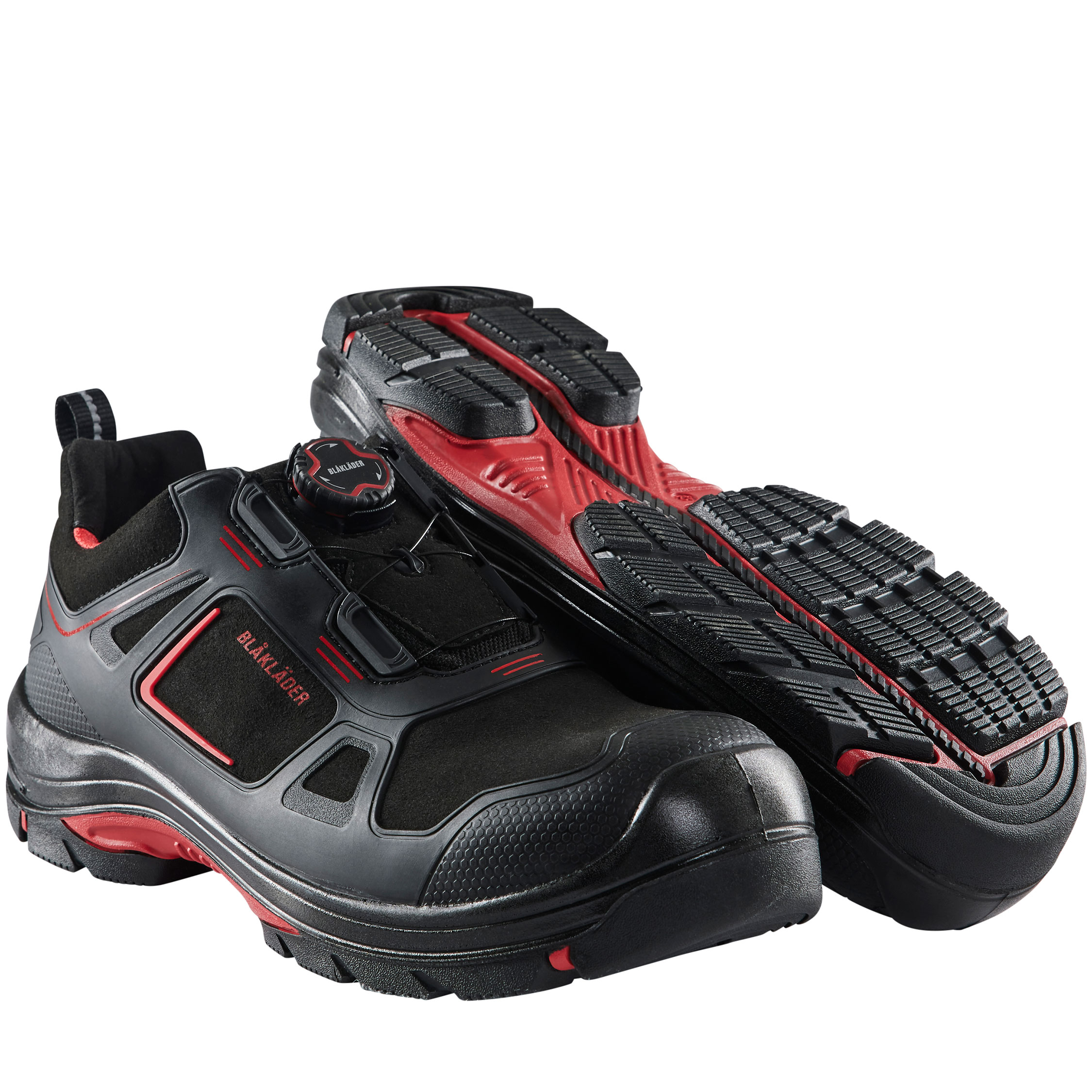 Bl&aring;kl&auml;der Gecko safety shoes S3, Black/Red, large image number 2