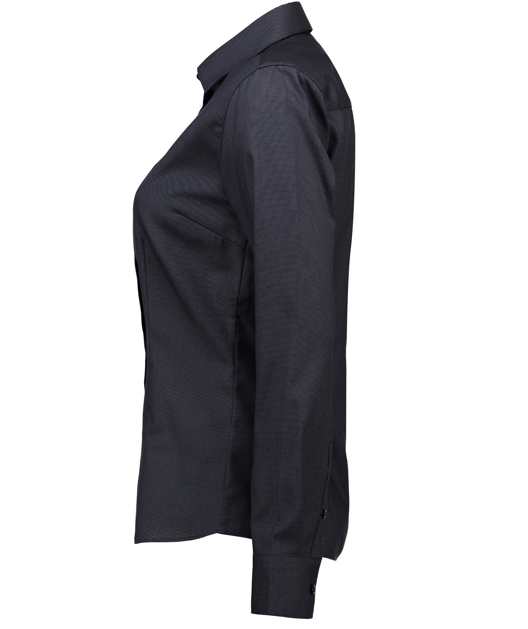 Seven Seas Dobby Royal Oxford modern fit women's shirt, Charcoal, large image number 5