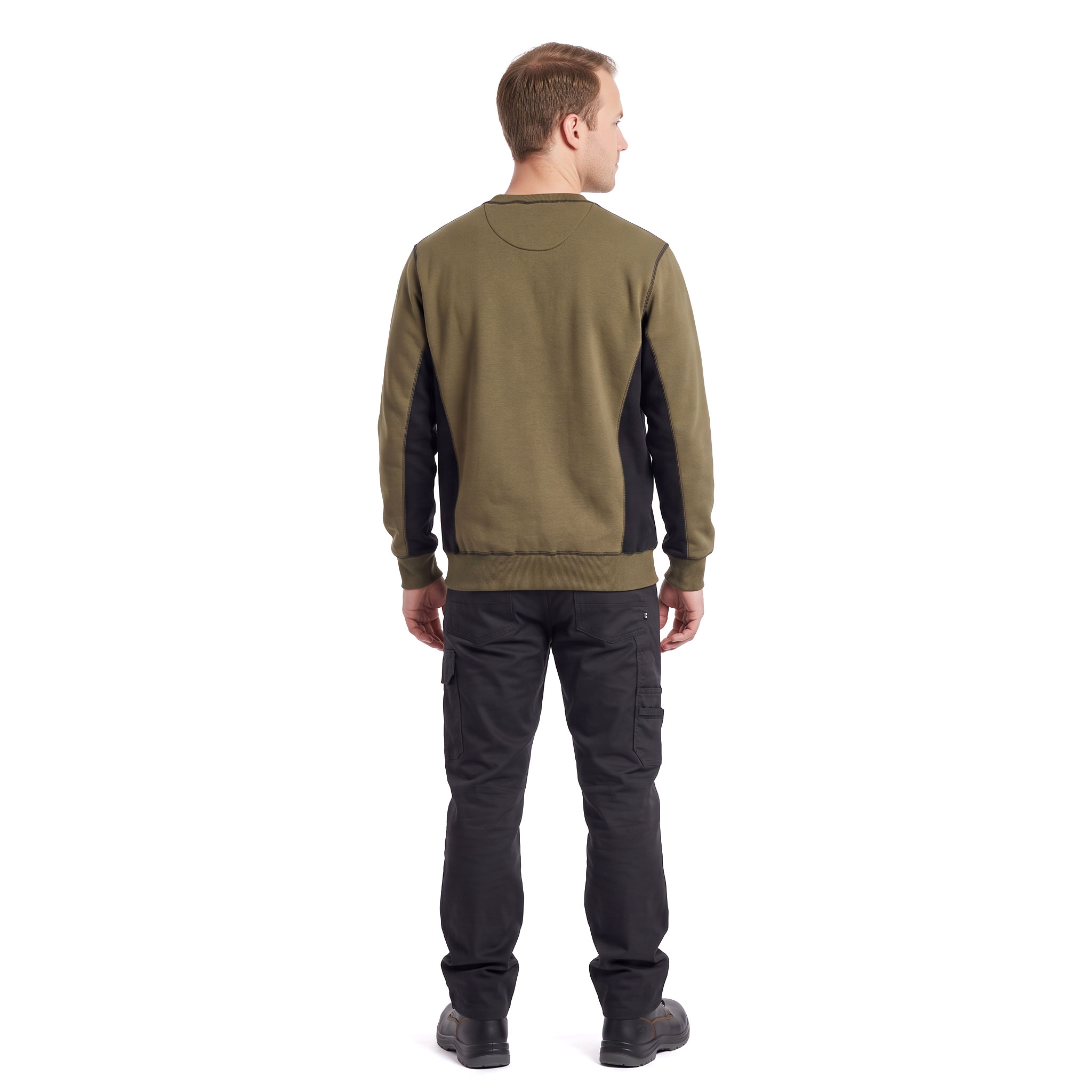 J.A.K. Basic sweatshirt 1626, Army/Black, large image number 3