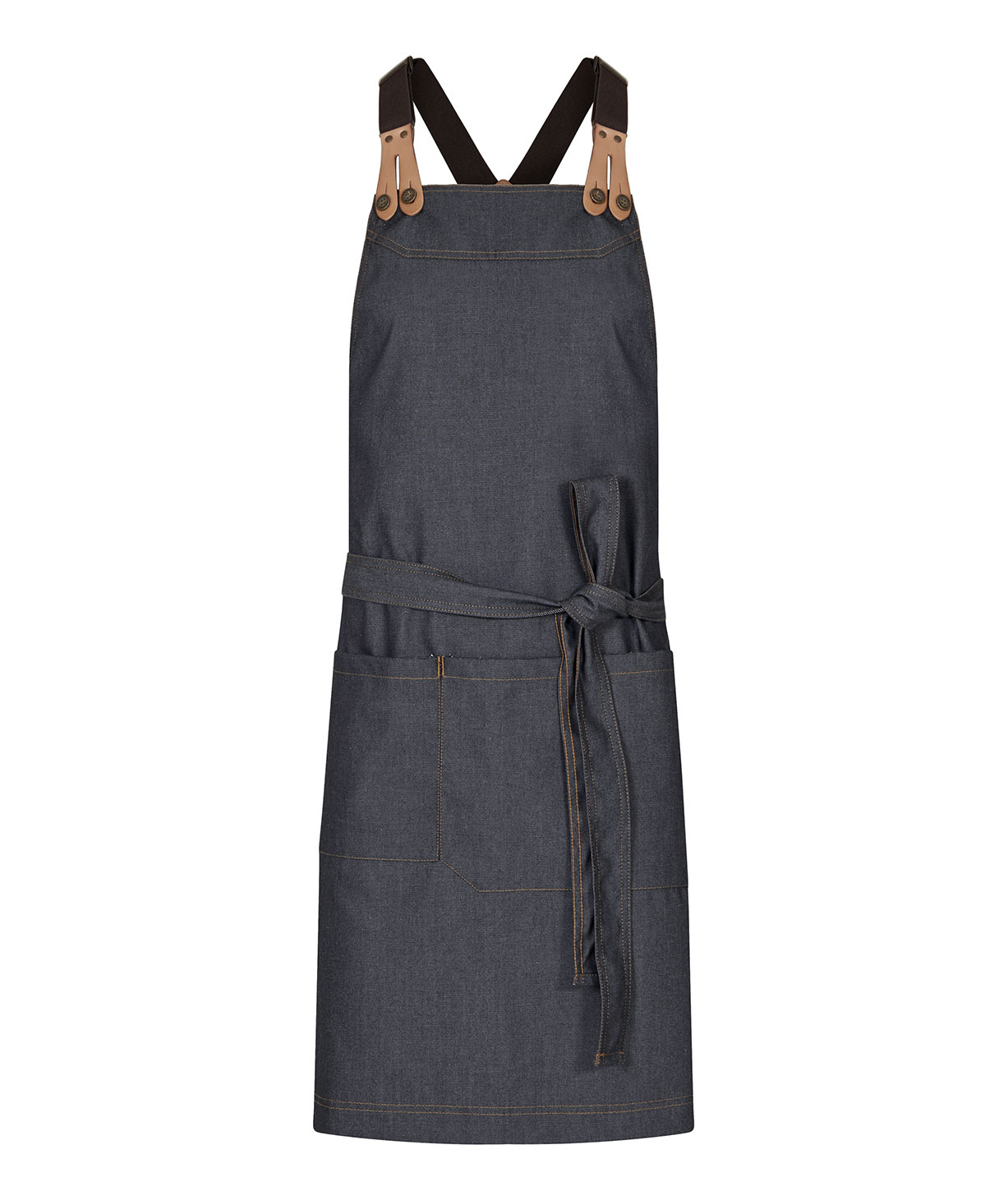 Segers br&ouml;stlappsf&ouml;rkl&auml;de med ficka, M&ouml;rkbl&aring; Denim