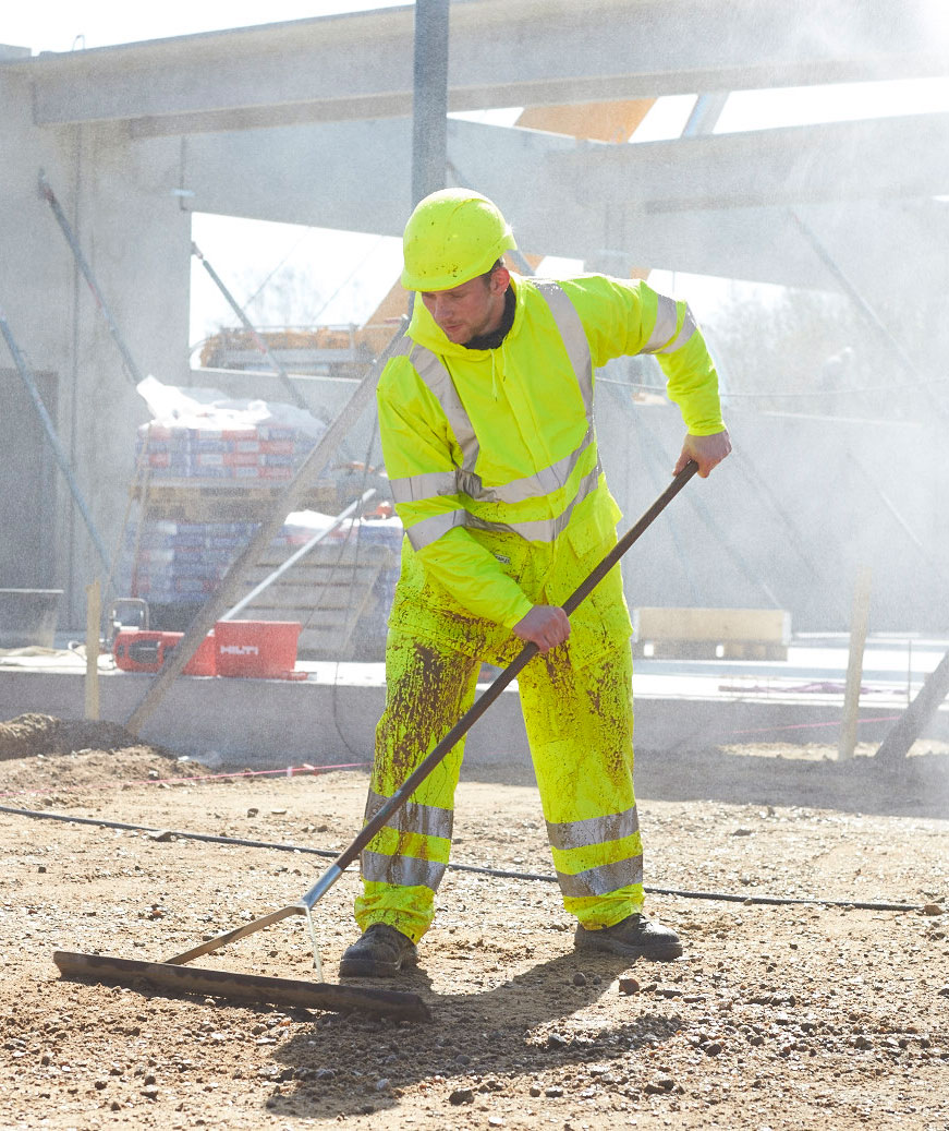Lyngs&oslash;e PU Regenjacke, Hi-Vis Gelb