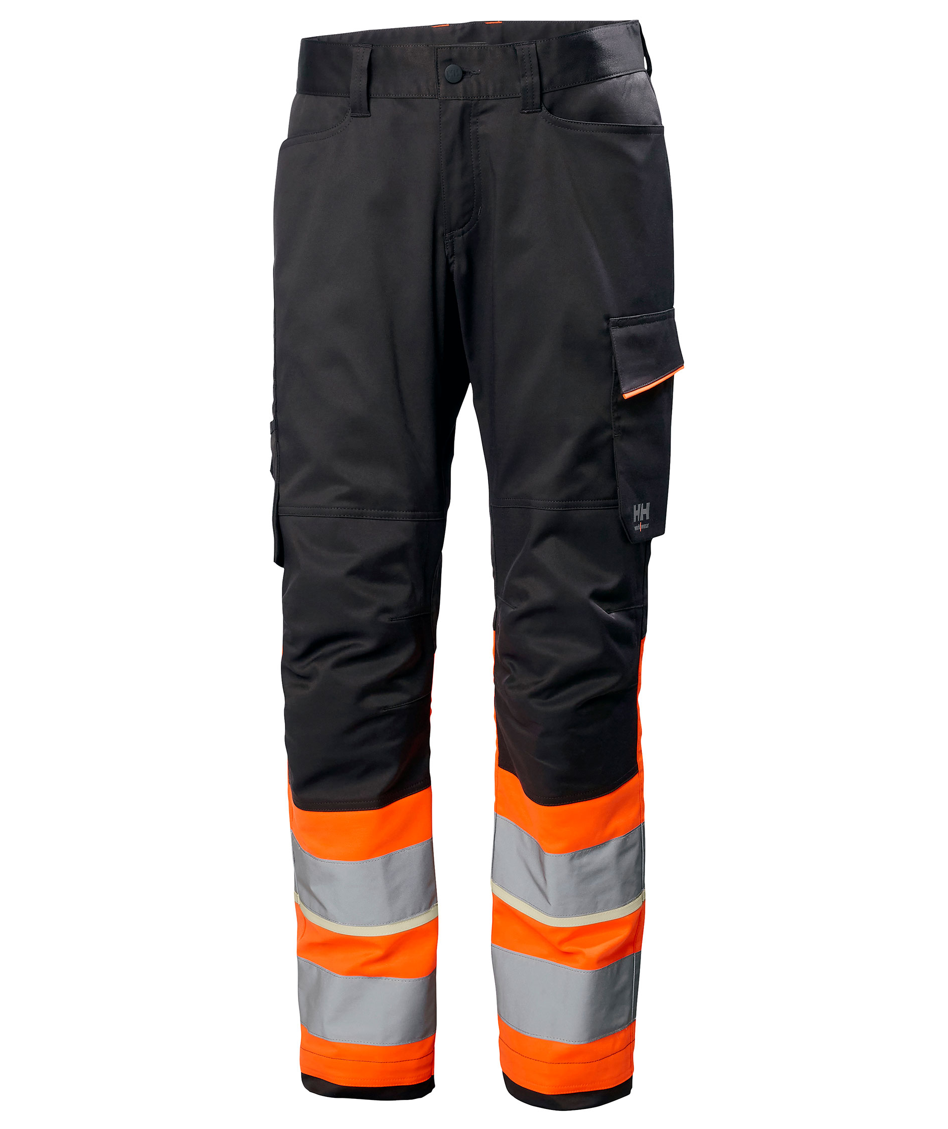 Helly Hansen UC-ME arbetsbyxa, Varsel Orange/Ebony, Varsel Orange/Ebony, swatch