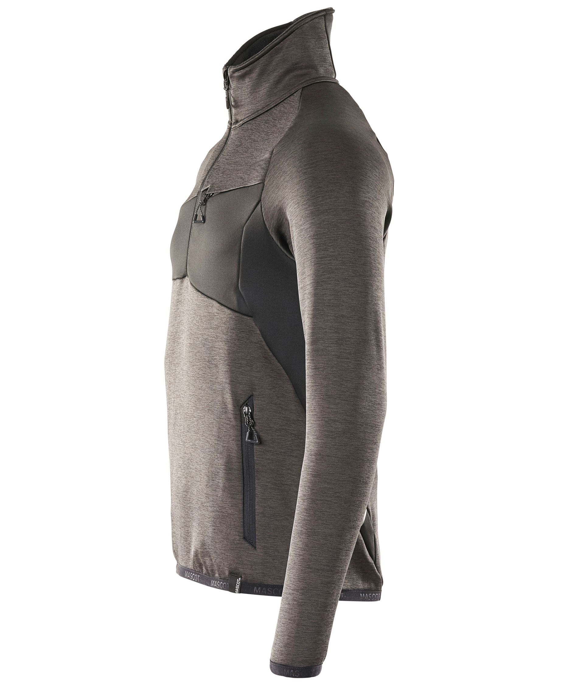 Mascot Accelerate fleecetr&ouml;ja, M&ouml;rk Antracit/Svart, large image number 3