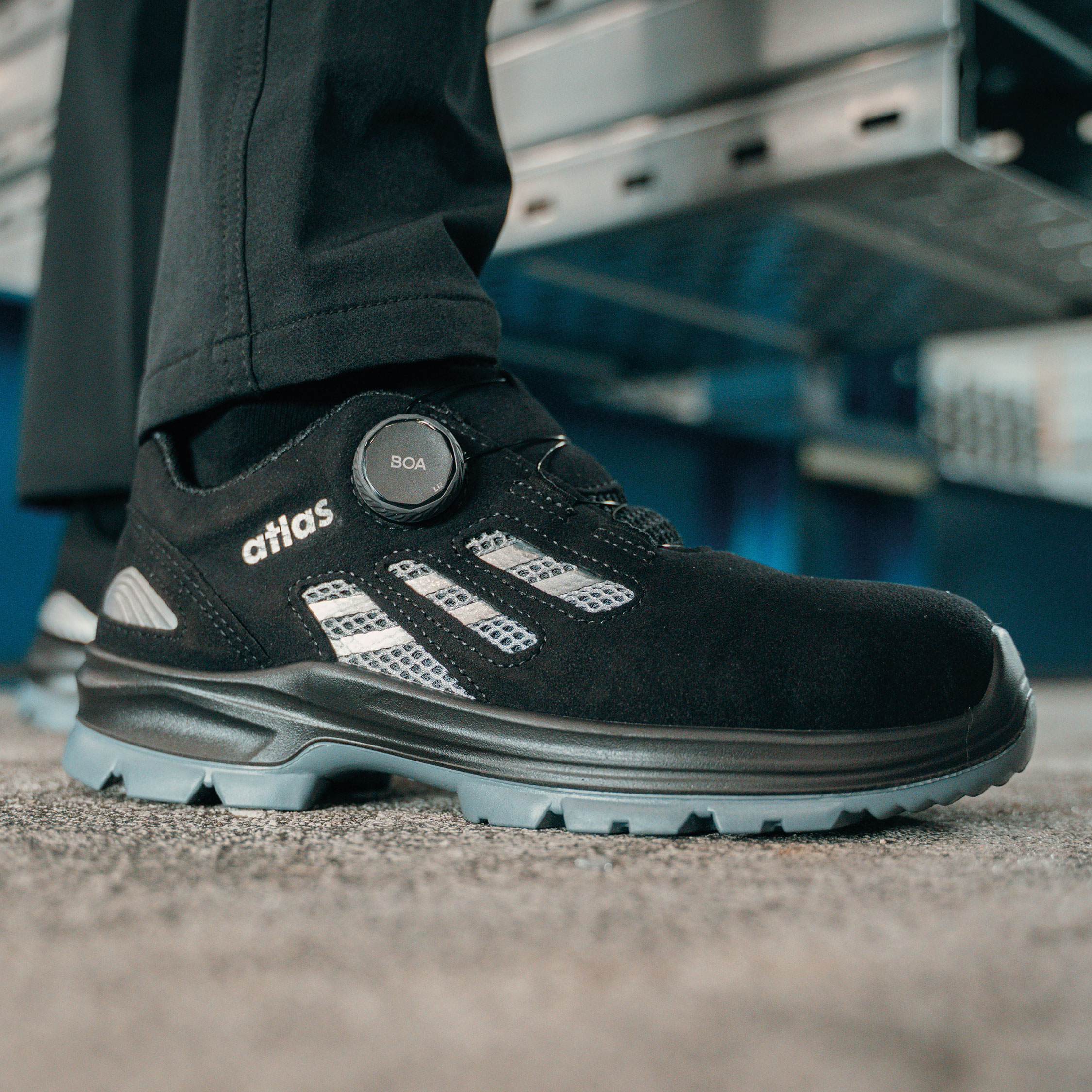 Atlas Flash 3205 Boa&reg; vernesko S1P, Svart, large image number 3