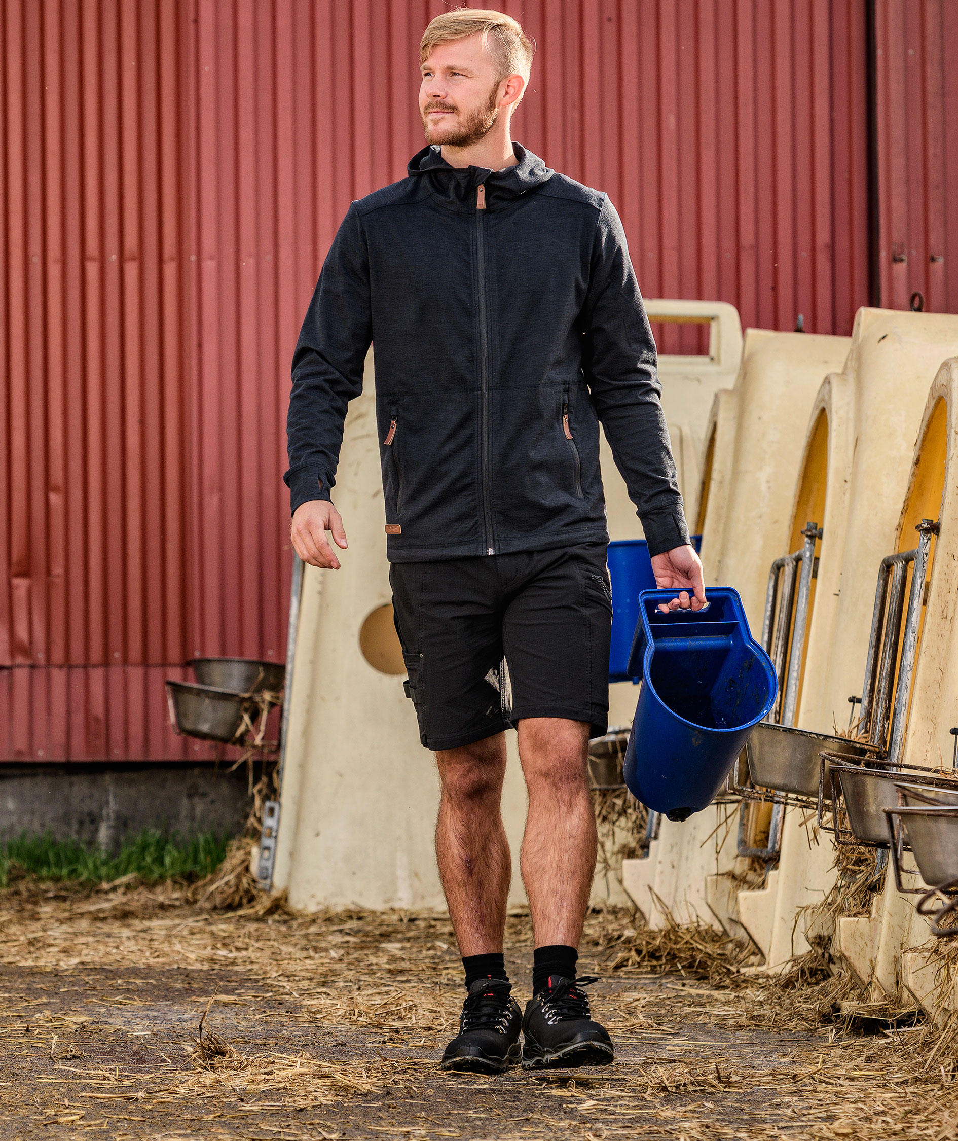 Kramp Active fleecetr&ouml;ja, Koksgr&aring;, large image number 2