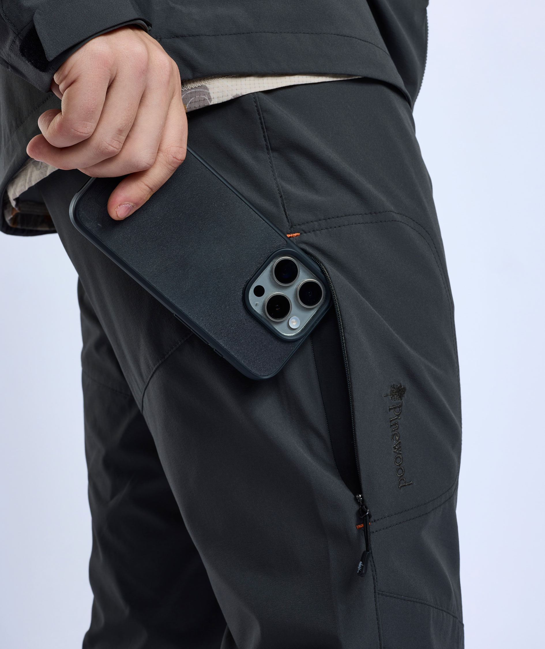 Pinewood Finnveden Sports Light bukser, Ash Grey, large image number 4