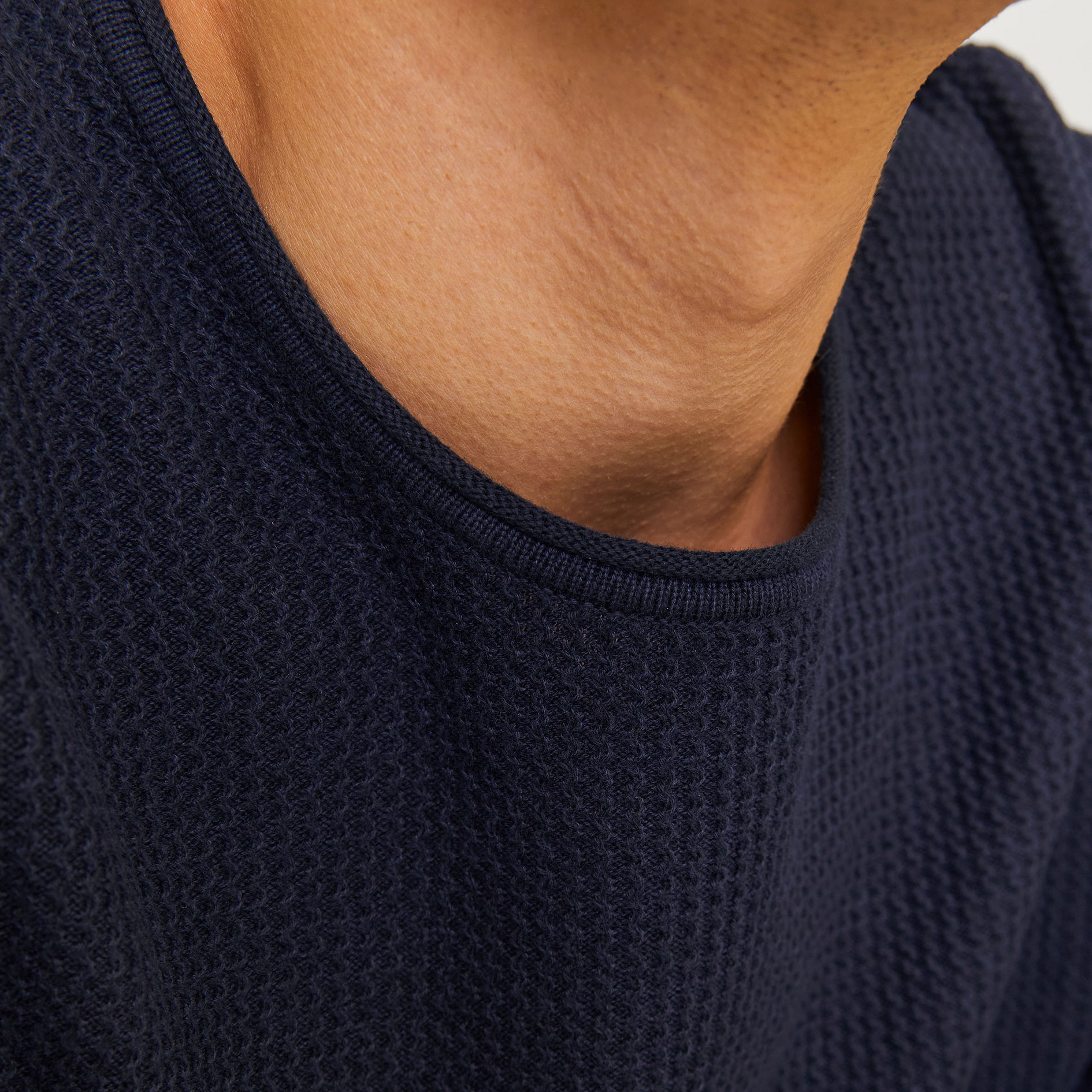 Jack & Jones JJECOOPER strikket genser, Mood Indigo, large image number 3