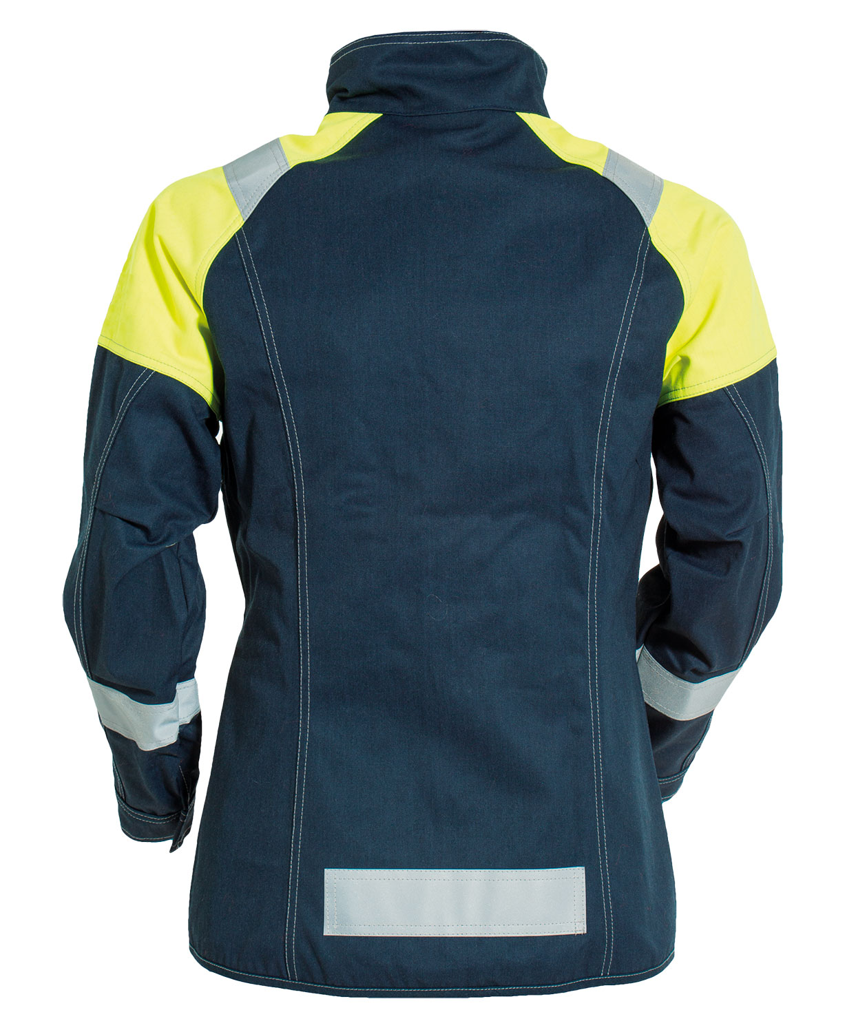Tranemo Cantex 57 Damen Arbeitsjacke, Hi-vis gelb/marineblau