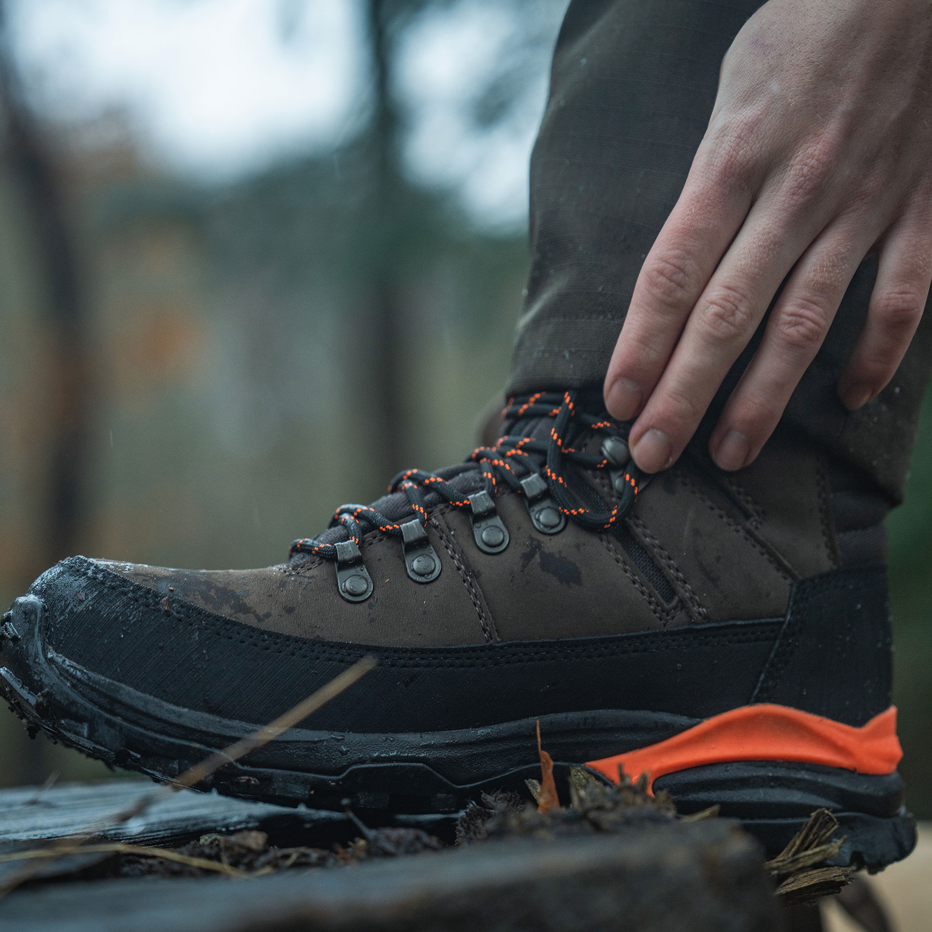 Seeland Enduro Tracker high st&ouml;vlar, Dark brown