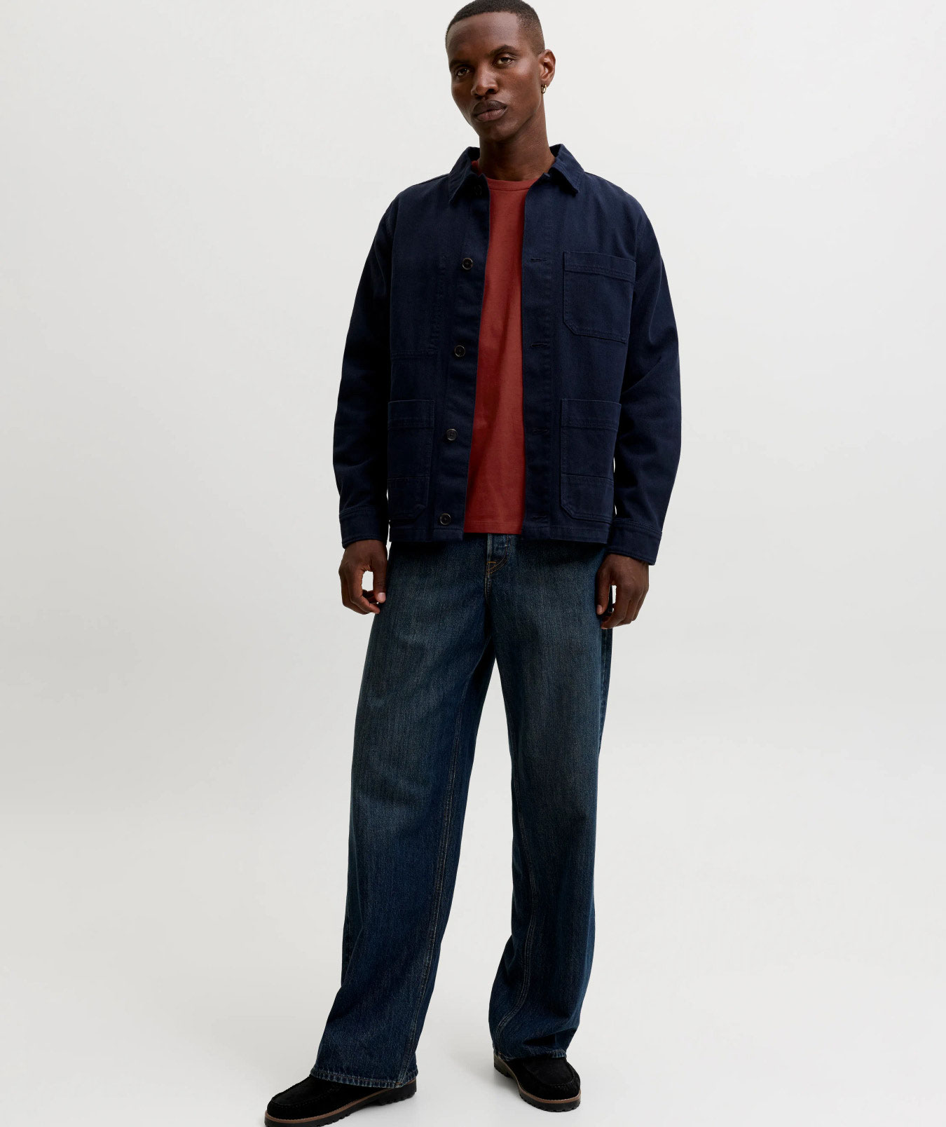 Jack & Jones JJEORGANIC basic T-skjorte, Fired Brick, large image number 7