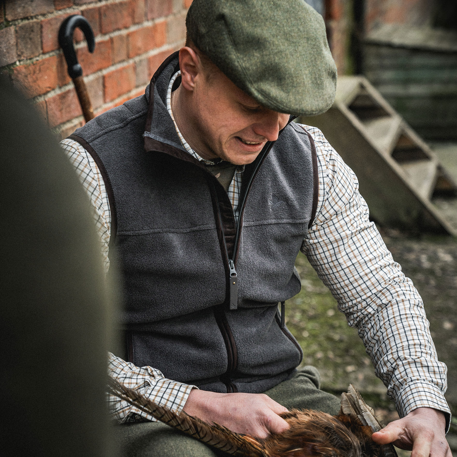 Seeland Woodcock Earl Weste, Dark Grey Melange