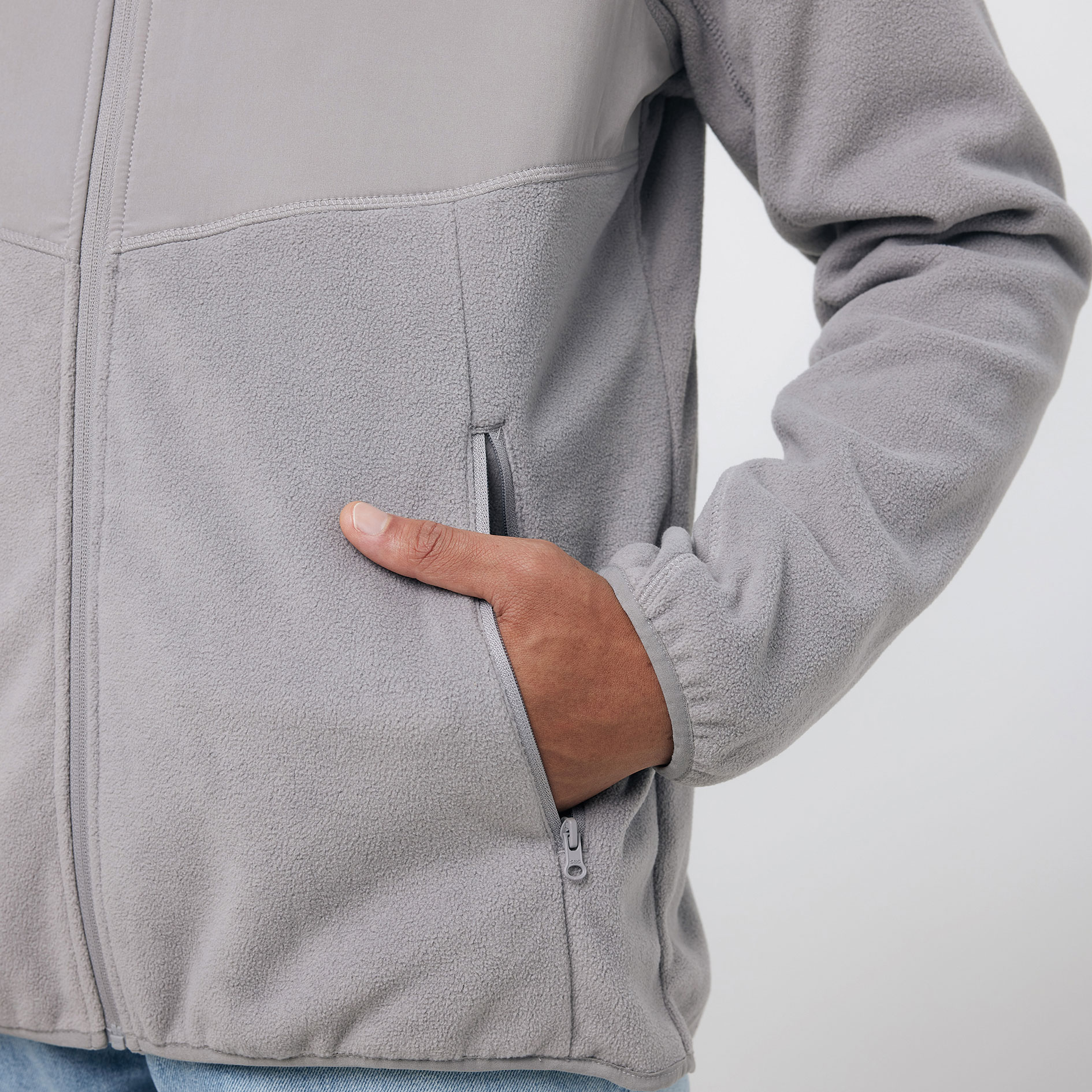 Iqoniq Talung Fleecepullover, Storm Grey, large image number 7