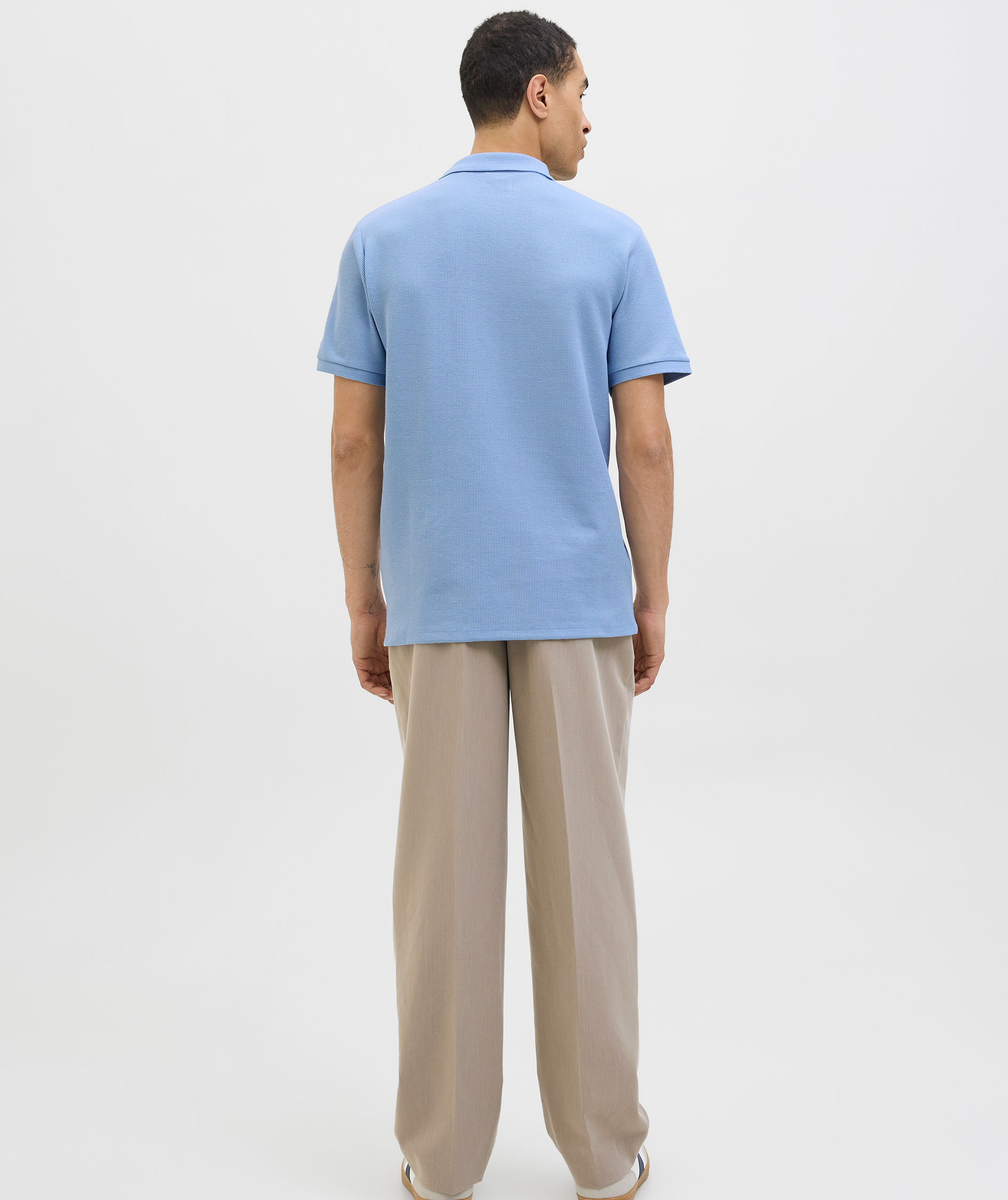 Jack & Jones JJEAUSTIN Polo shirt, Chambray Blue, large image number 2