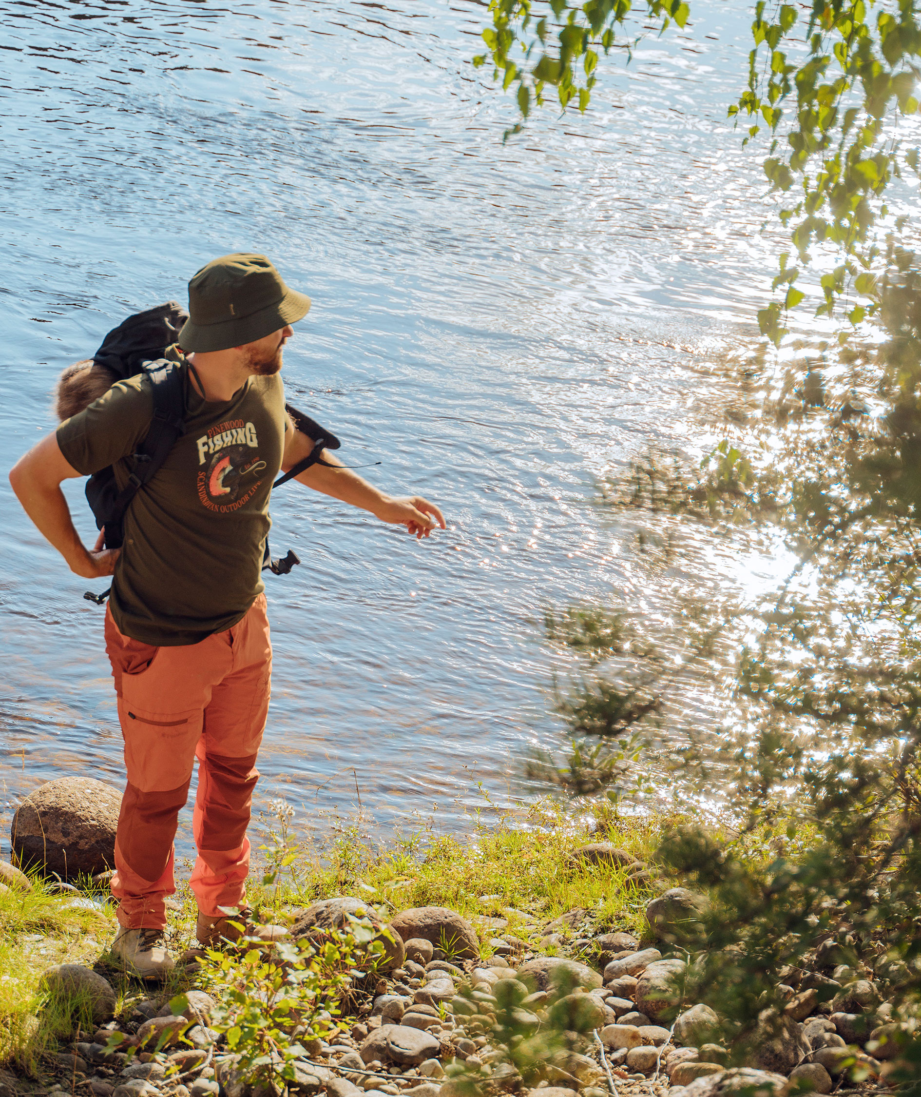 Pinewood Caribou TC bukser, Burned Orange/Terracotta, Burned Orange/Terracotta, large image number 11