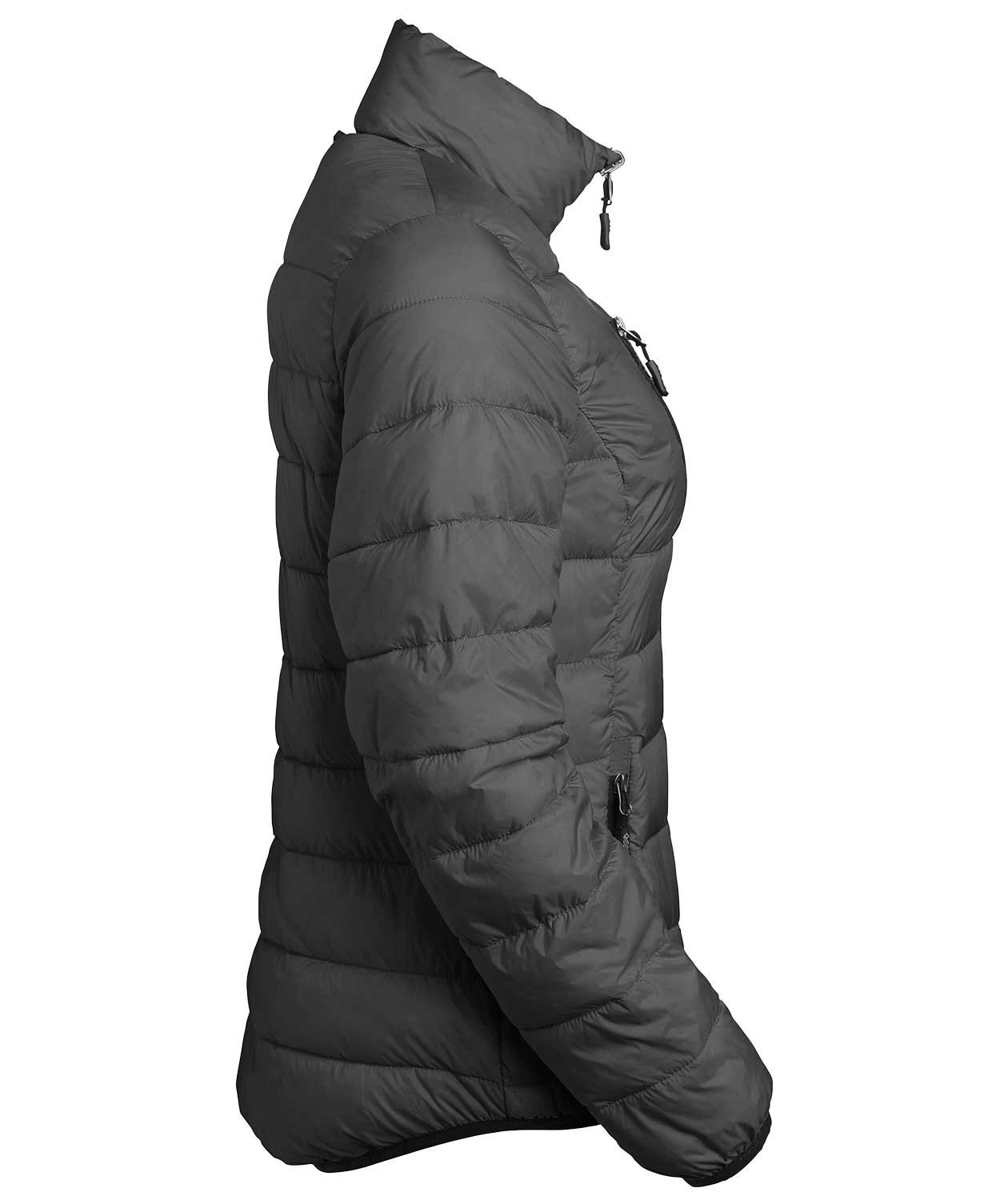 South West Alma quiltet damejakke, Graphite