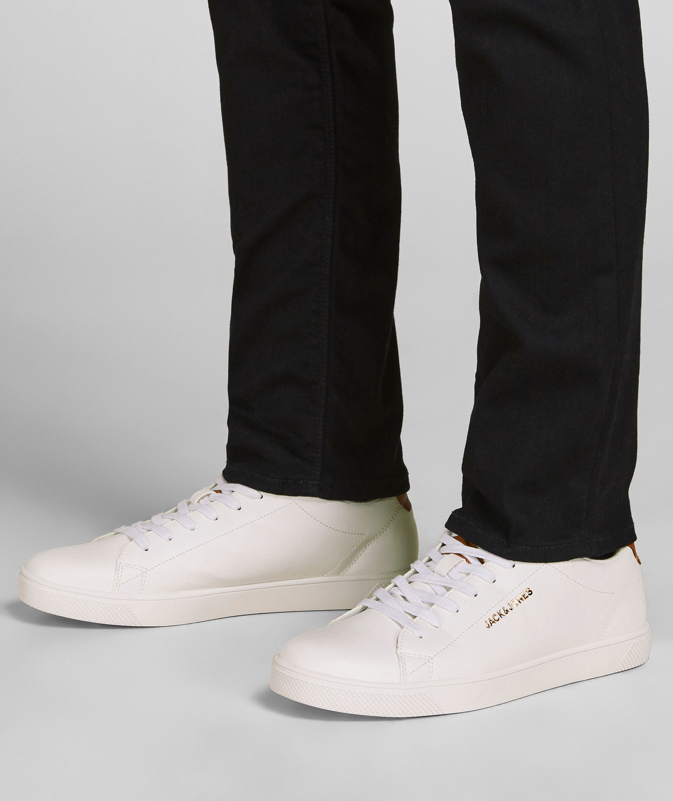 Jack & Jones JFWBOSLEY PU sneakers, White, large image number 3