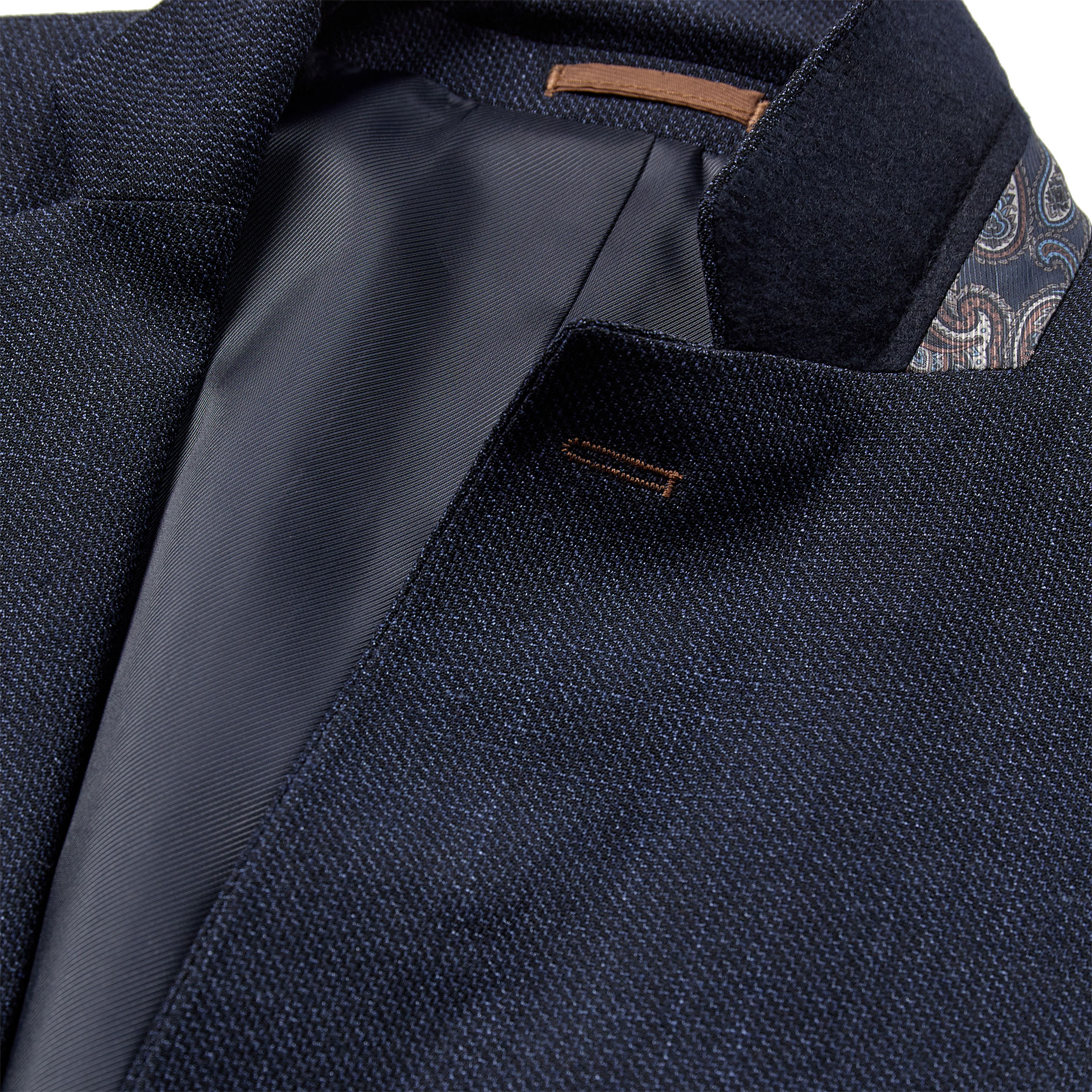 Sunwill Modern fit kavaj med ull, Dark navy, large image number 5