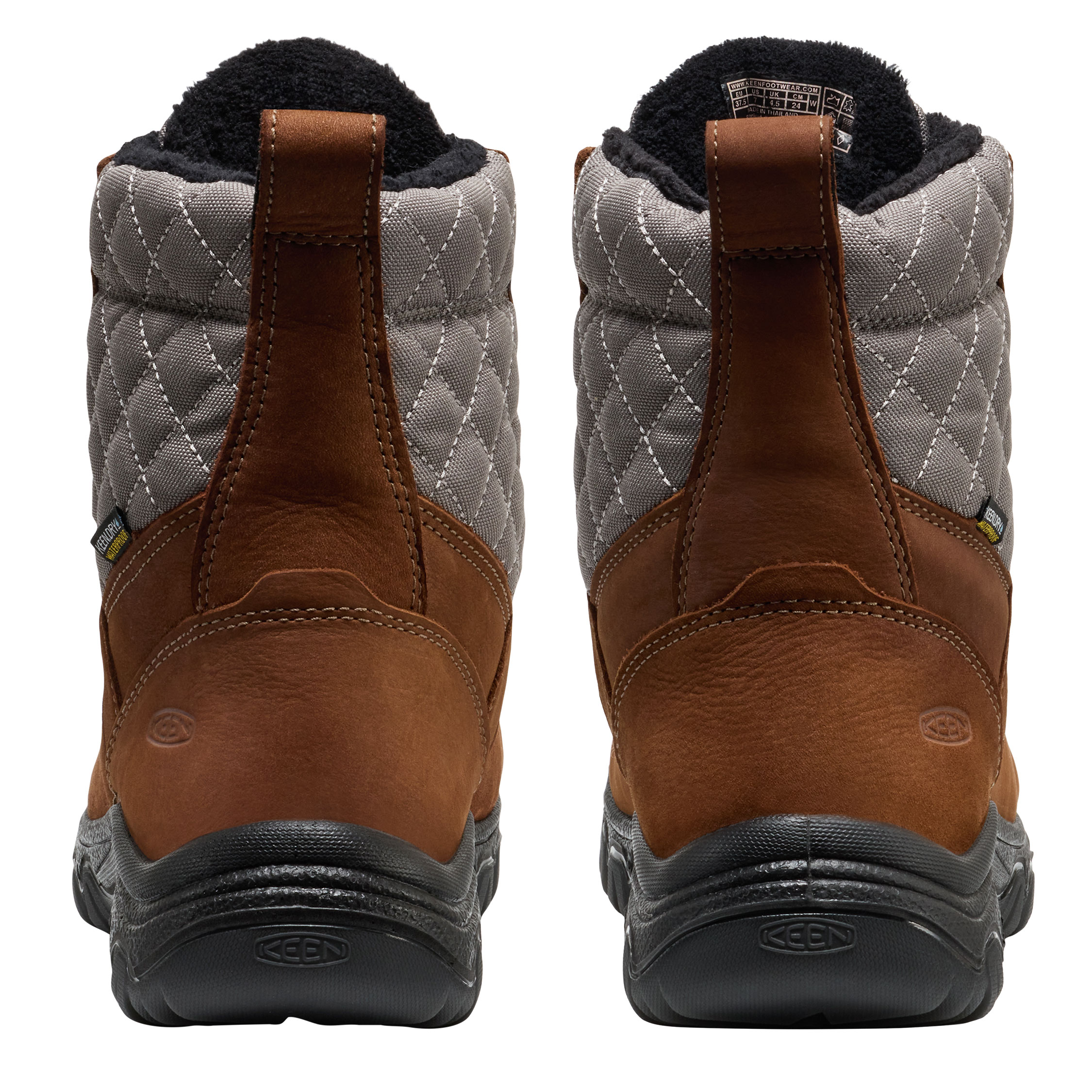 Keen Greta Boot II WP women's hiking boots, Bison, large image number 5