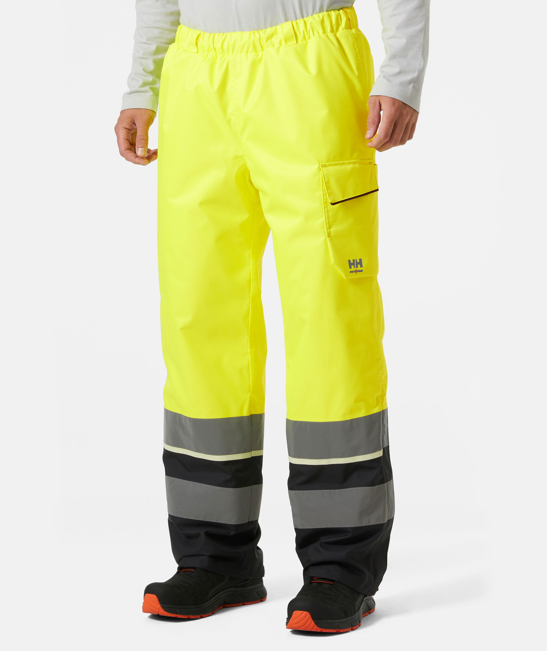 Helly Hansen UC-ME winter trousers, Hi-vis yellow/Ebony, large image number 1