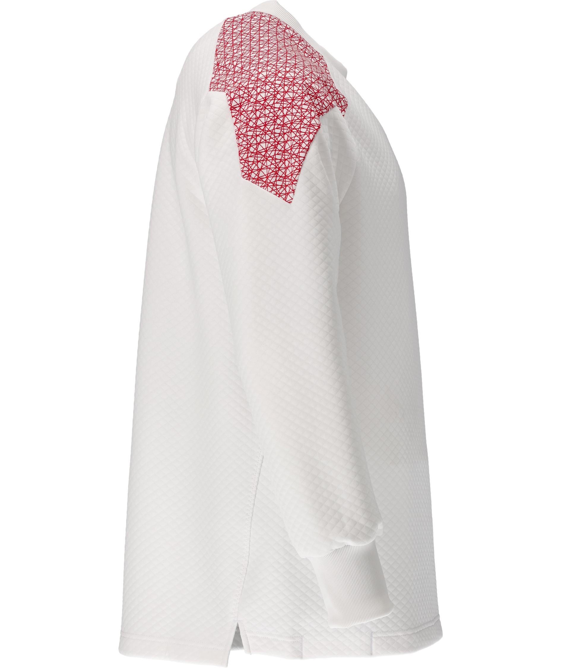 Mascot Food & Care Premium Performance HACCP-approved sweatshirt, White/Signalred, large image number 3