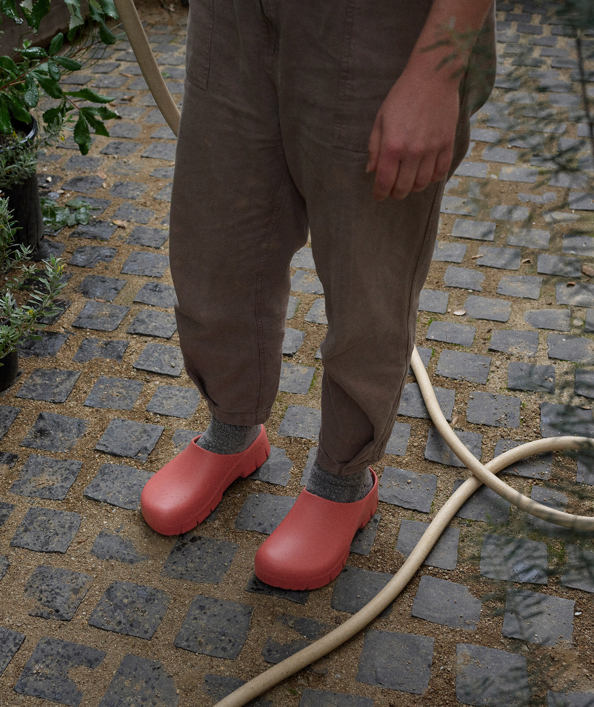 Birkenstock Super Birki 2.0 Regular Fit tr&auml;skor OB, Mars/Red