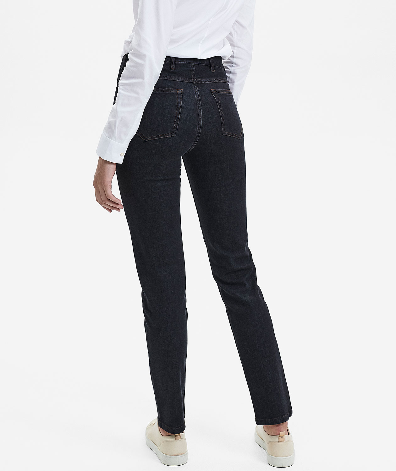 Sunwill Super Stretch Modern Fit dame jeans, Steel Grey