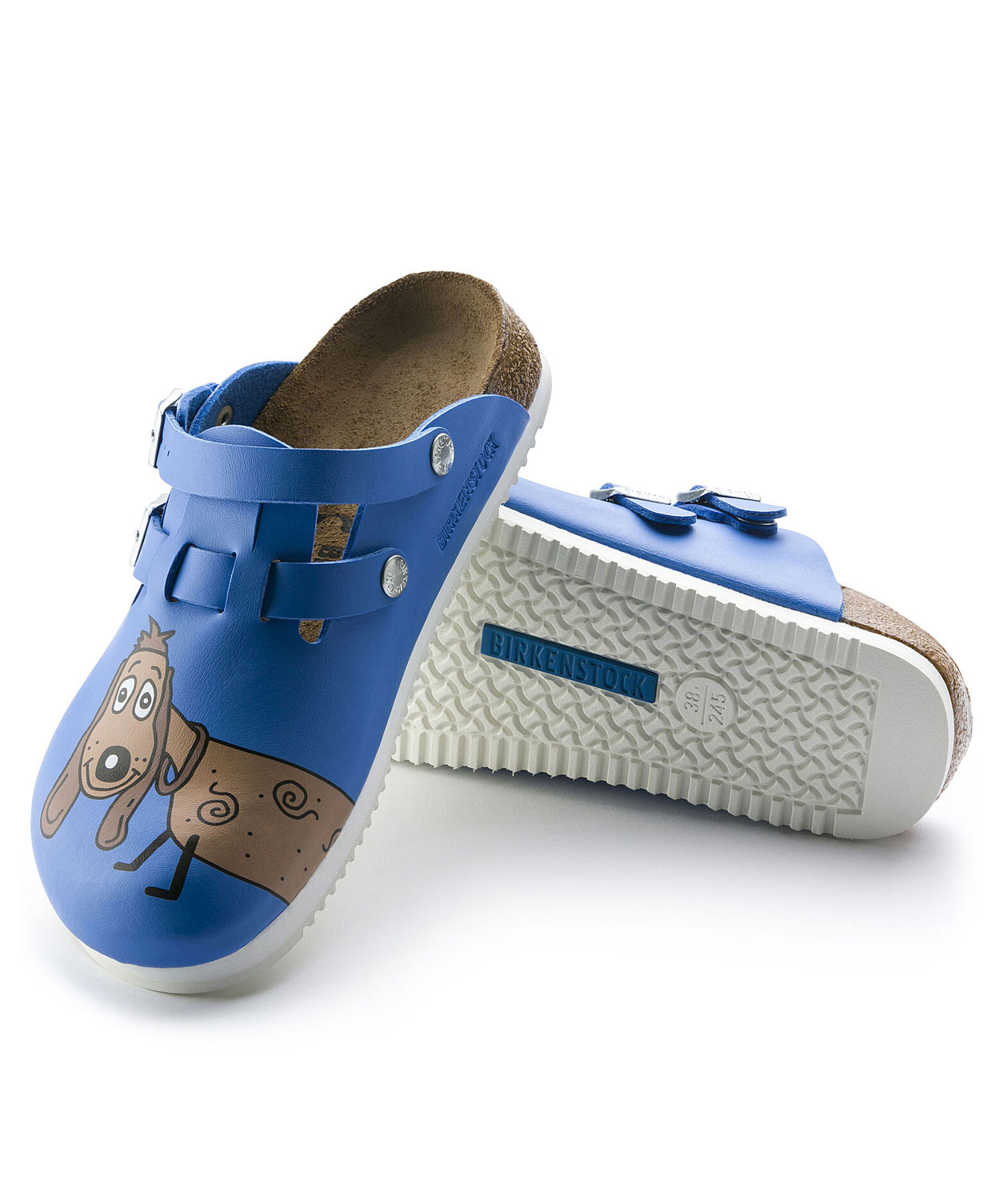 Birkenstock Kay Narrow Fit dame sandaler, Bl&aring;, large image number 2