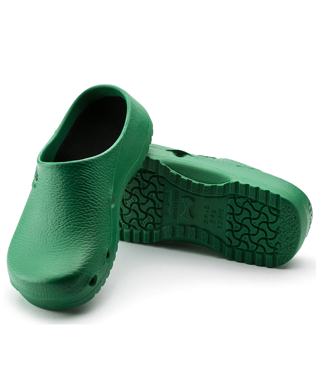 Birkenstock Birki Air Antistatic Regular Fit tr&aelig;sko, Gr&oslash;n, large image number 3