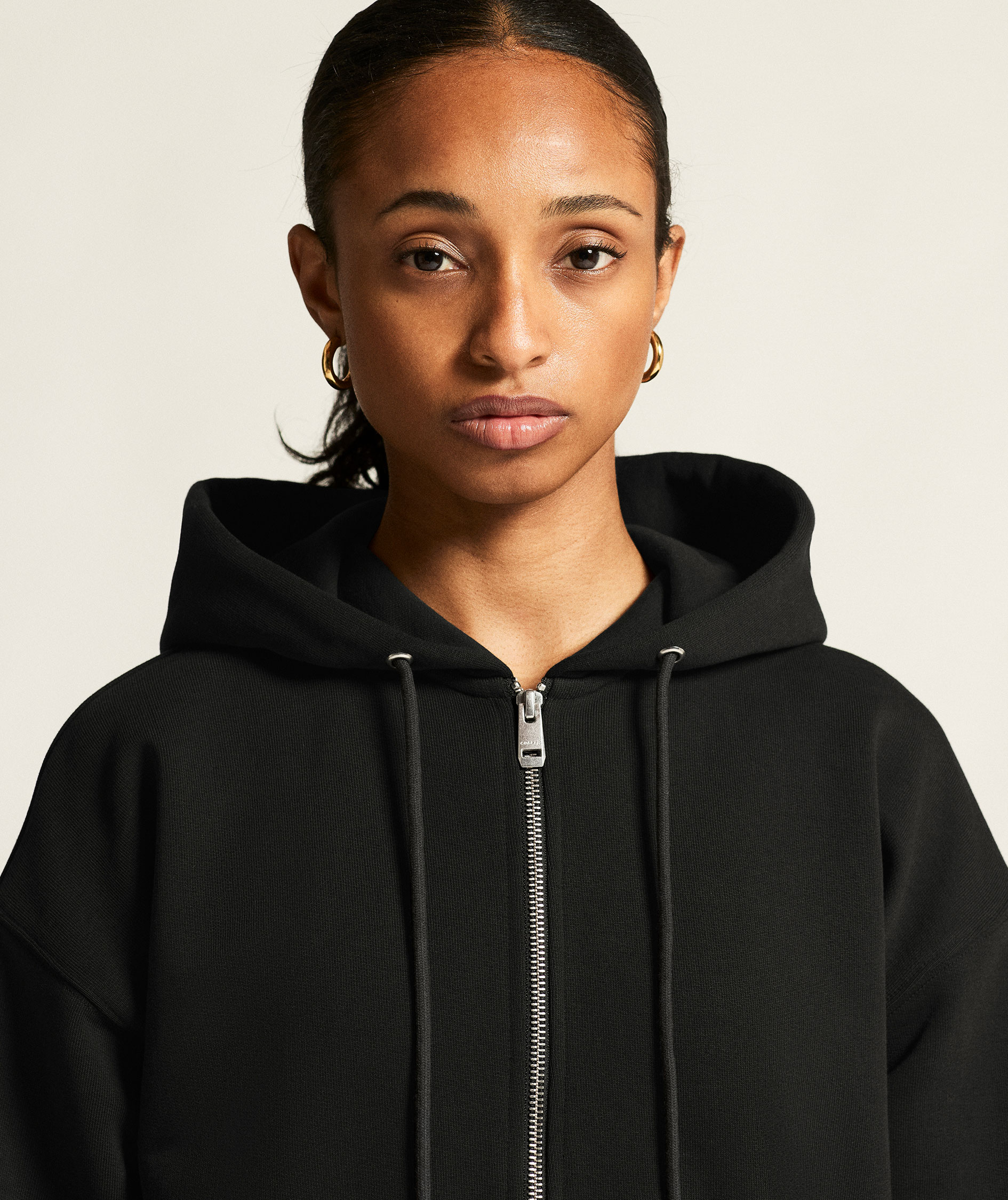 Craft Frequent hoodie med dragkedja dam, Black, large image number 5