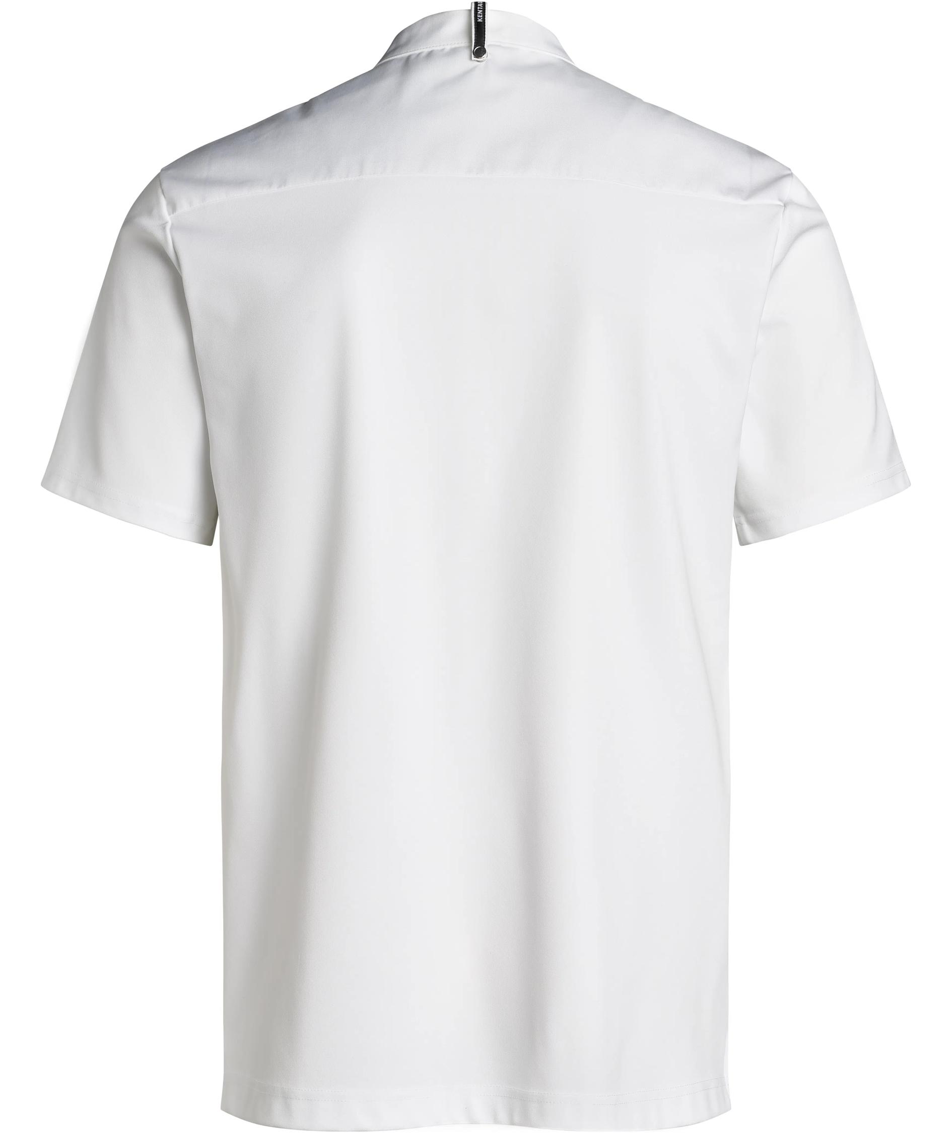 Kentaur short-sleeved pique chefs-/service shirt, White