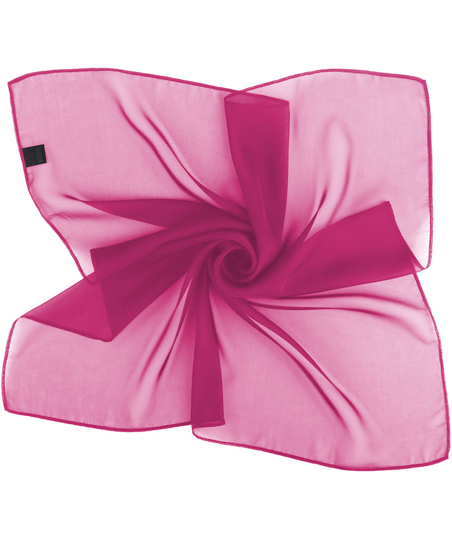 Karlowsky classic chiffon scarf, Fuchsia, Fuchsia, large image number 4