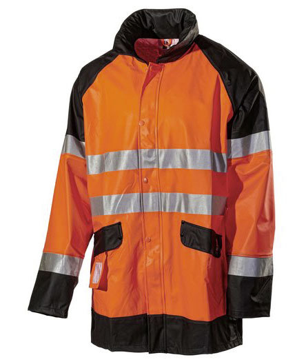 L.Brador regnjacka 903, Varsel Orange