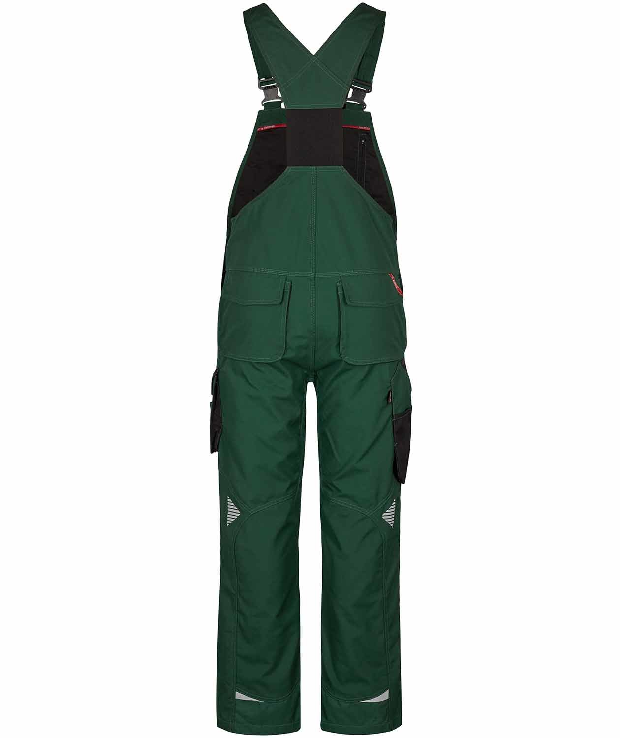 Engel Galaxy bib and brace trousers, Green/Black, large image number 1