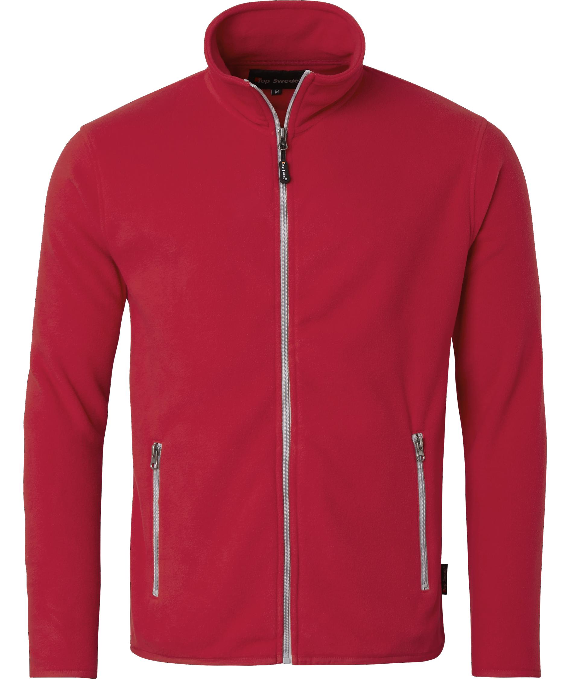 Top Swede fleecejakke 154, R&oslash;d