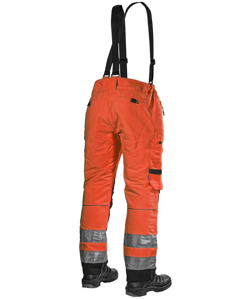 L.Brador&nbsp;work trousers 165PB, Hi-Vis Orange/Black, large image number 1