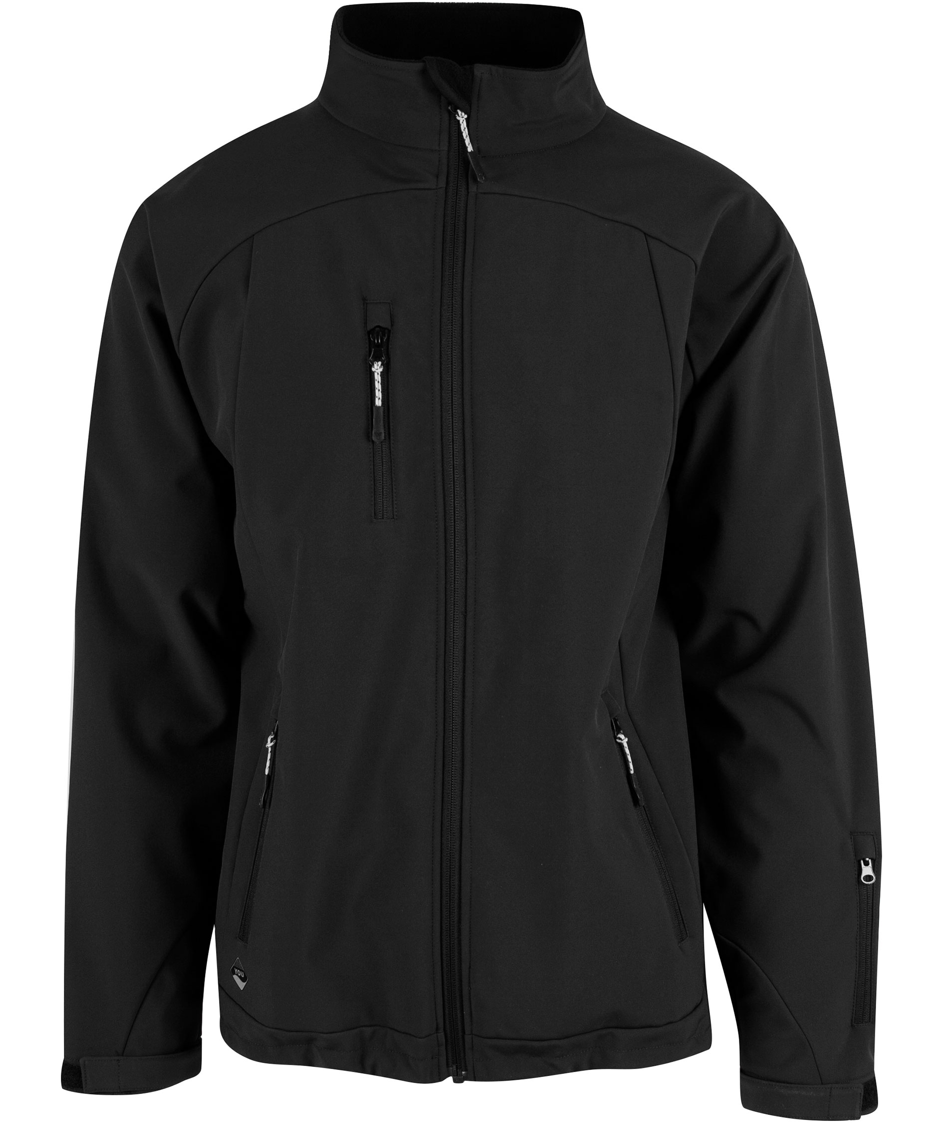 YOU Williamsport Softshelljacke, Schwarz, Schwarz, swatch