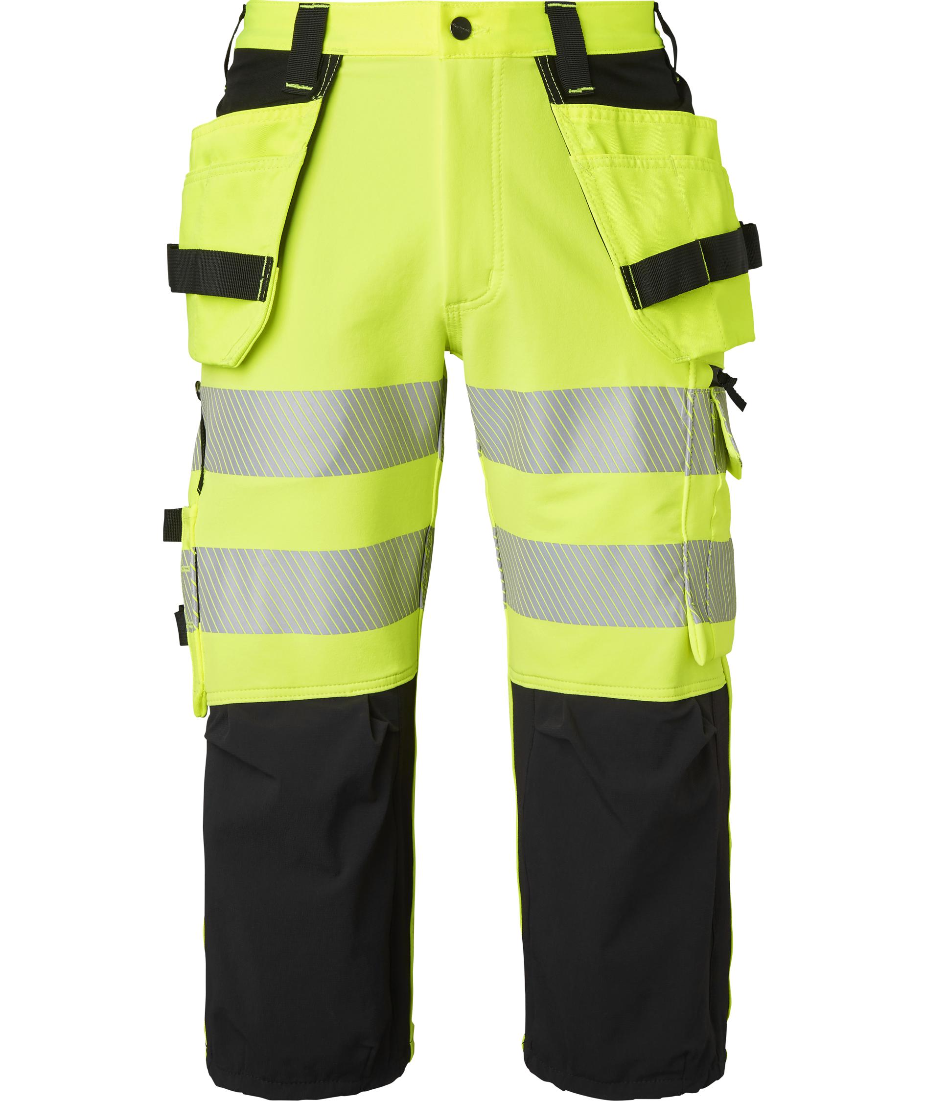 Top Swede hantverkspiratbyxa 314 full stretch, Varsel Gul/Svart