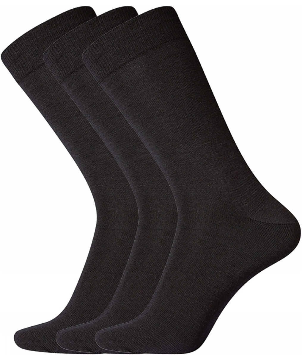 Dovre 3-pack twin sock sokker med ull, Svart