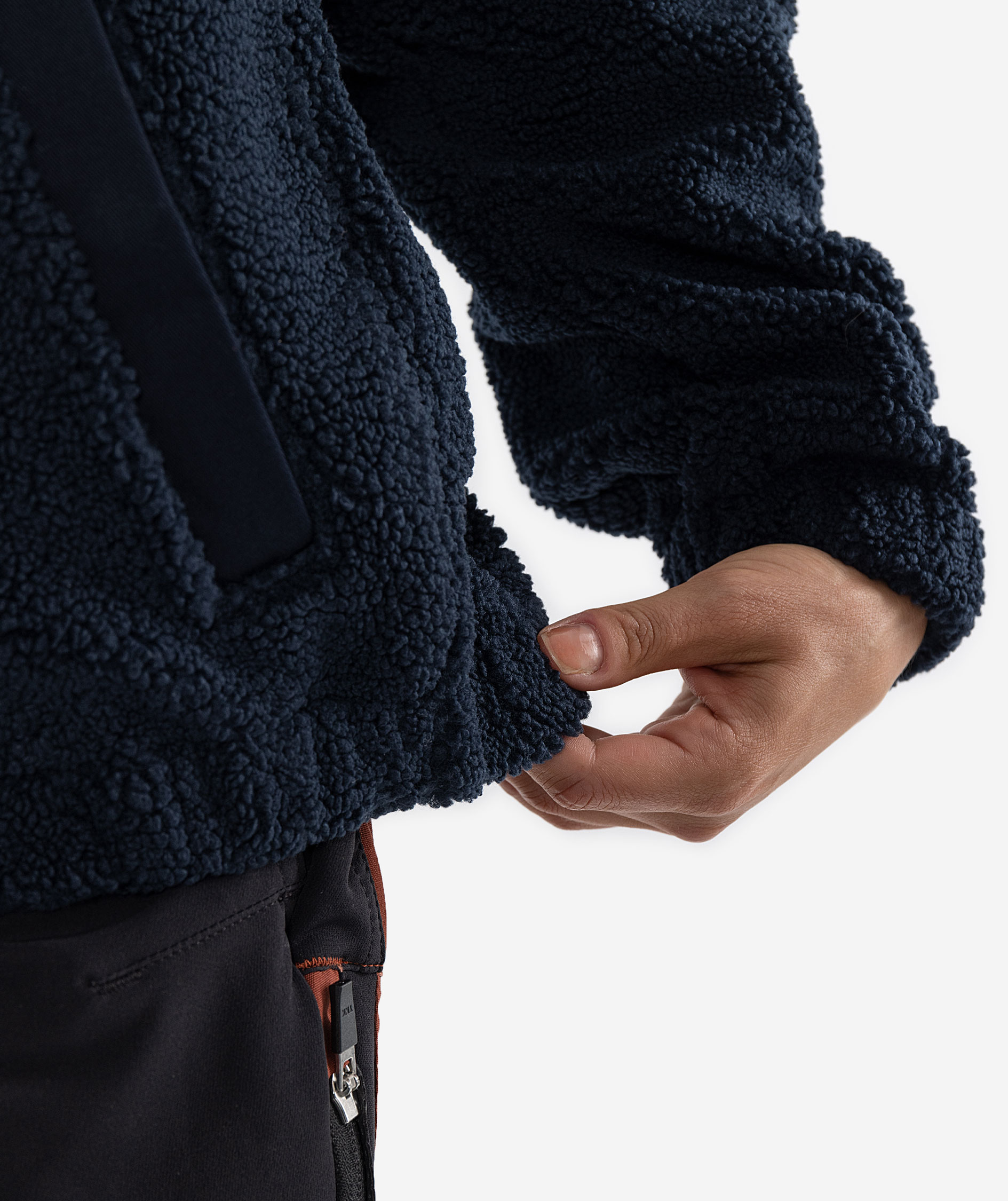 Fristads Copper p&auml;lsfiberjacka dam, M&ouml;rk Marinbl&aring;, large image number 6