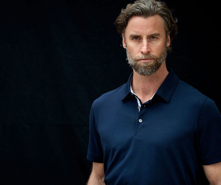 Cutter & Buck Advantage Premium pik&eacute;tr&ouml;ja, Deep Navy, large image number 4