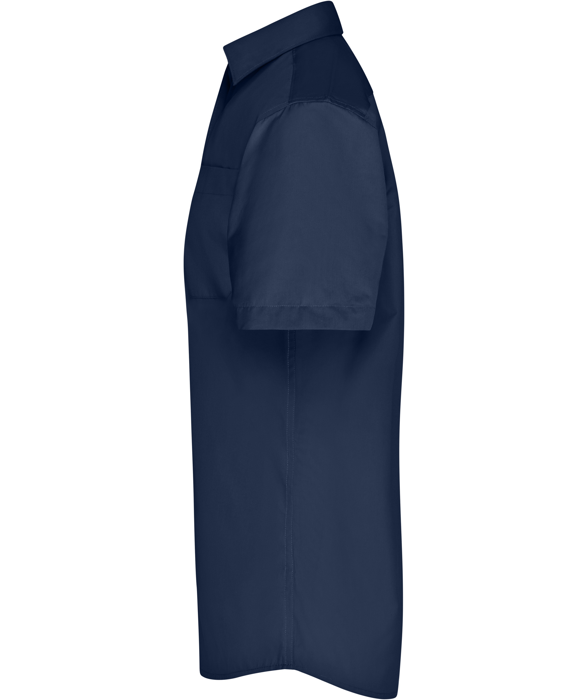 James & Nicholson classic fit kort&auml;rmad skjorta, Navy, large image number 3