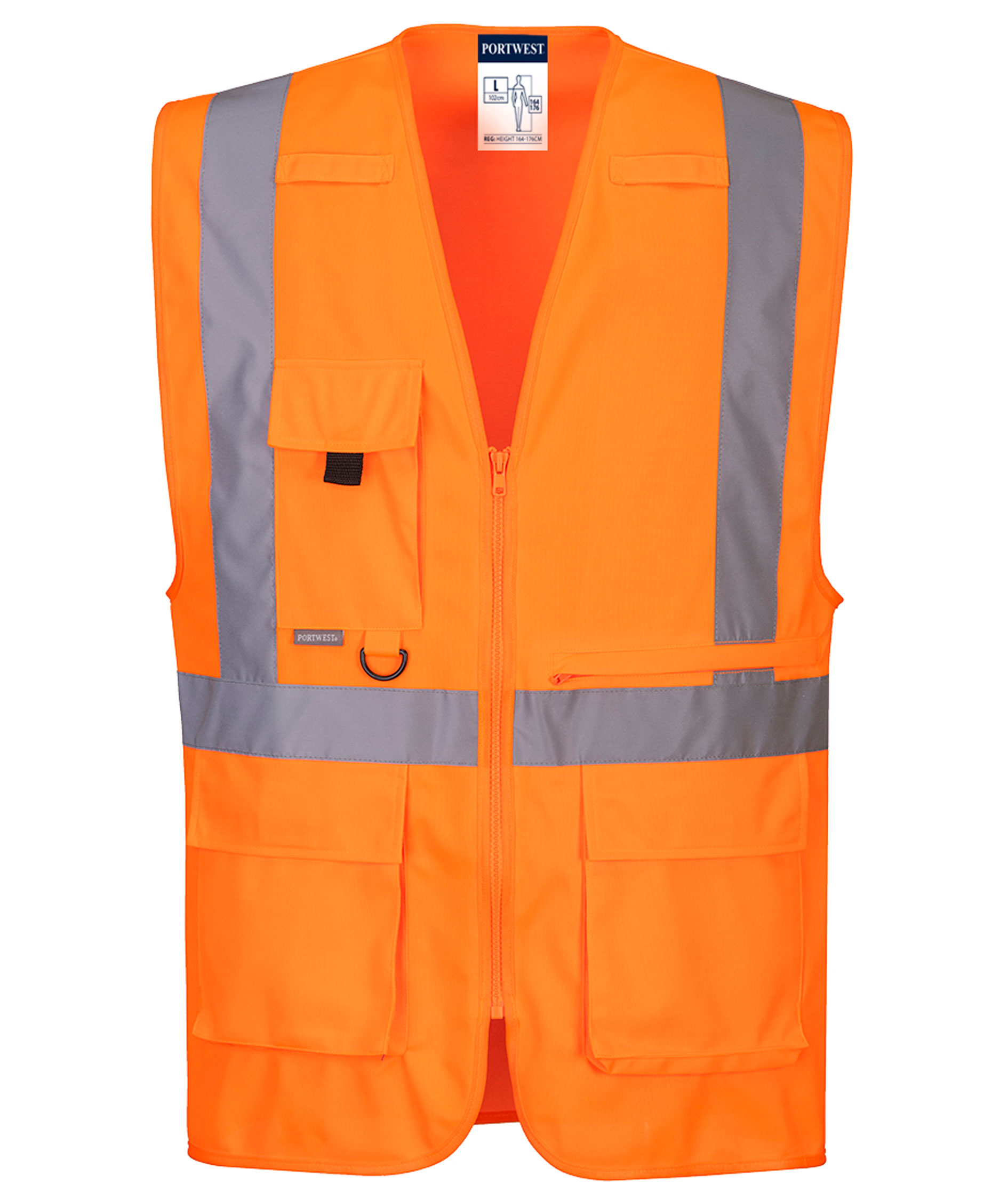 Portwest arbetsv&auml;st, Varsel Orange