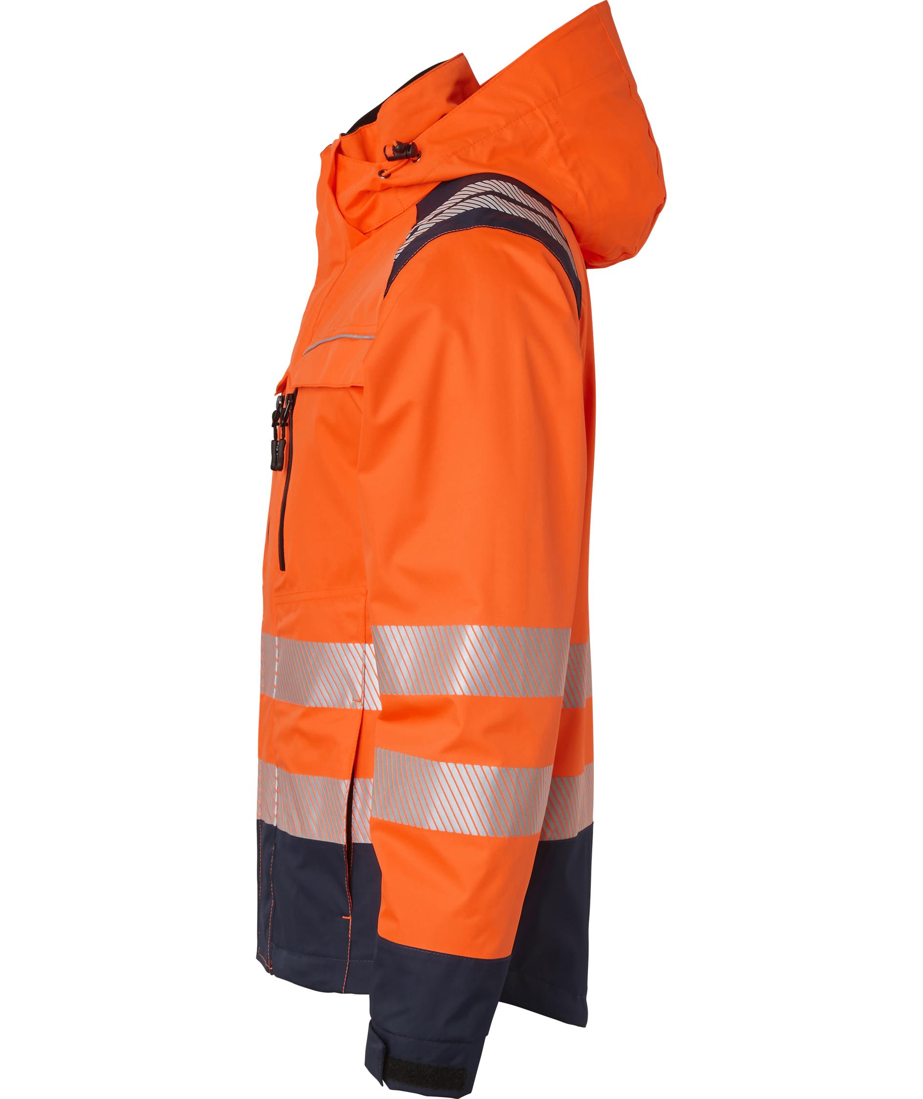 Top Swede Shelljacke 130, Hi-Vis Orange/Navy, large image number 3