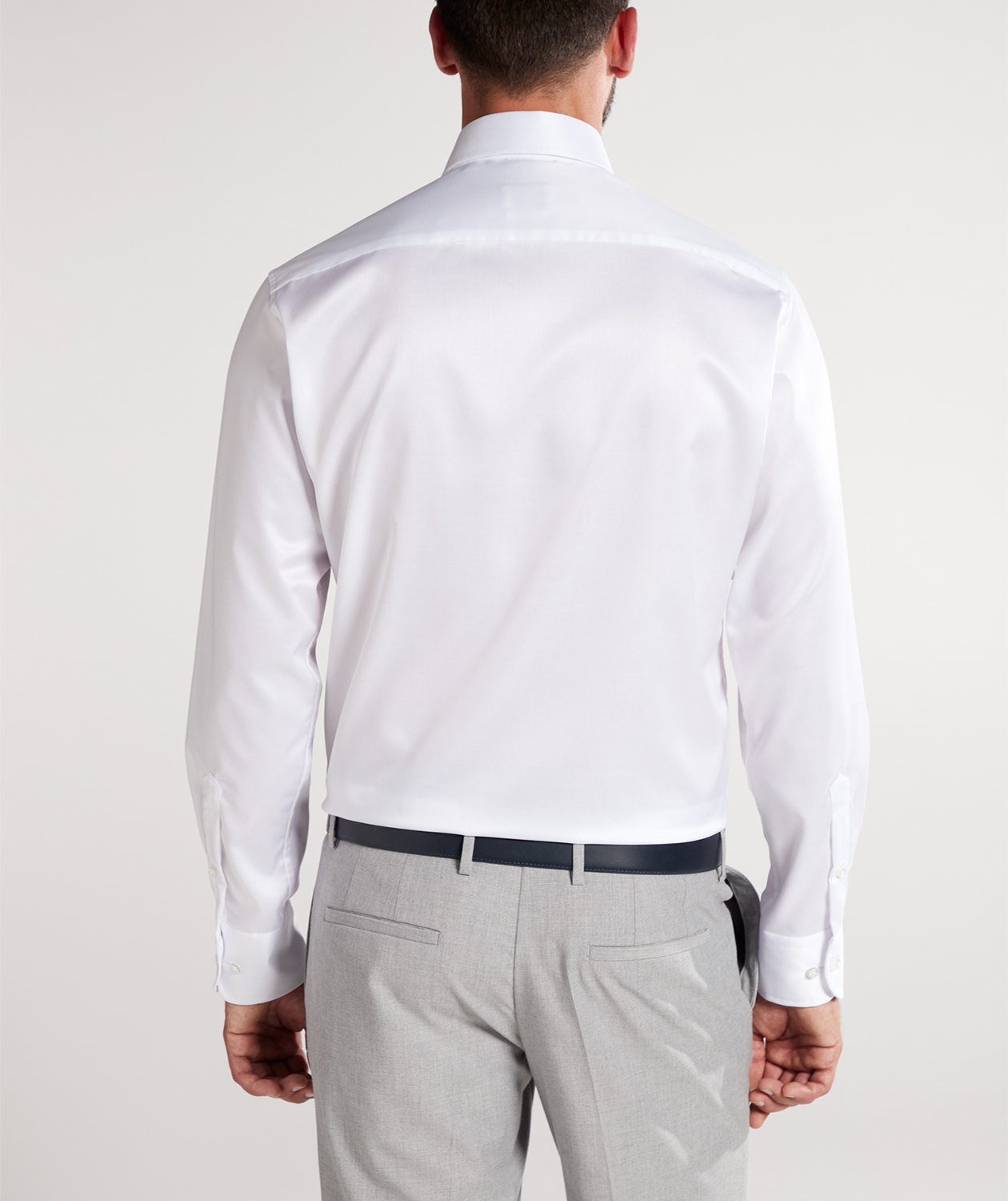 Eterna Uni Modern fit Twill CO2 Hemd, White, large image number 2