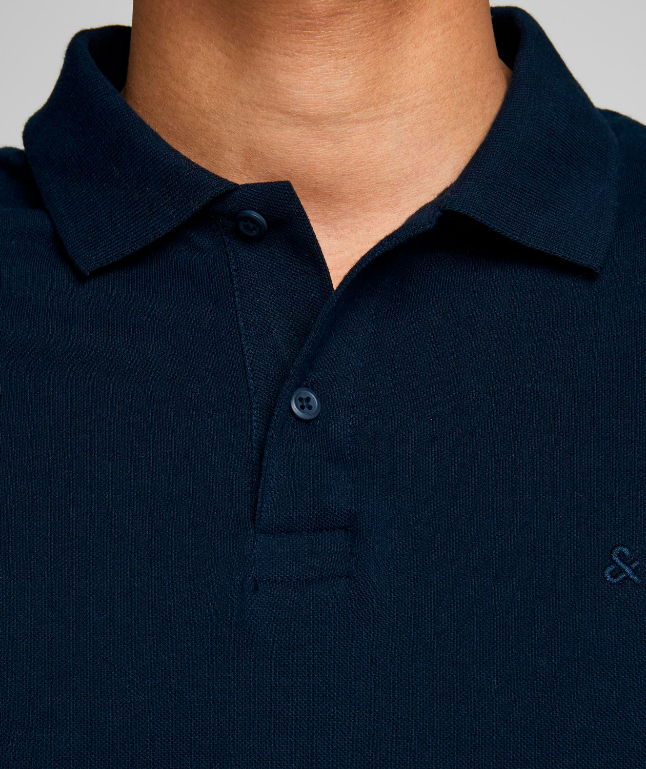 Jack & Jones JJEBASIC Polo T-shirt, Navy Blazer, large image number 3